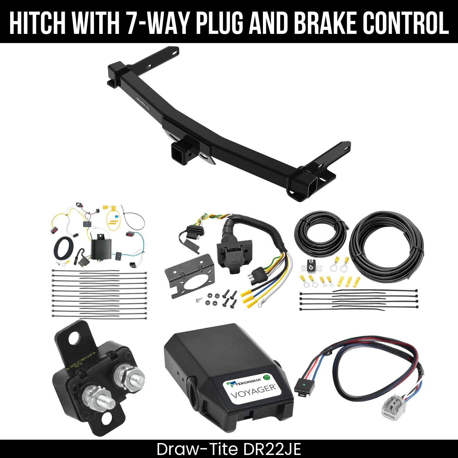 Trailer Hitch , 7-Way , Tekonsha Voyager Brake Control