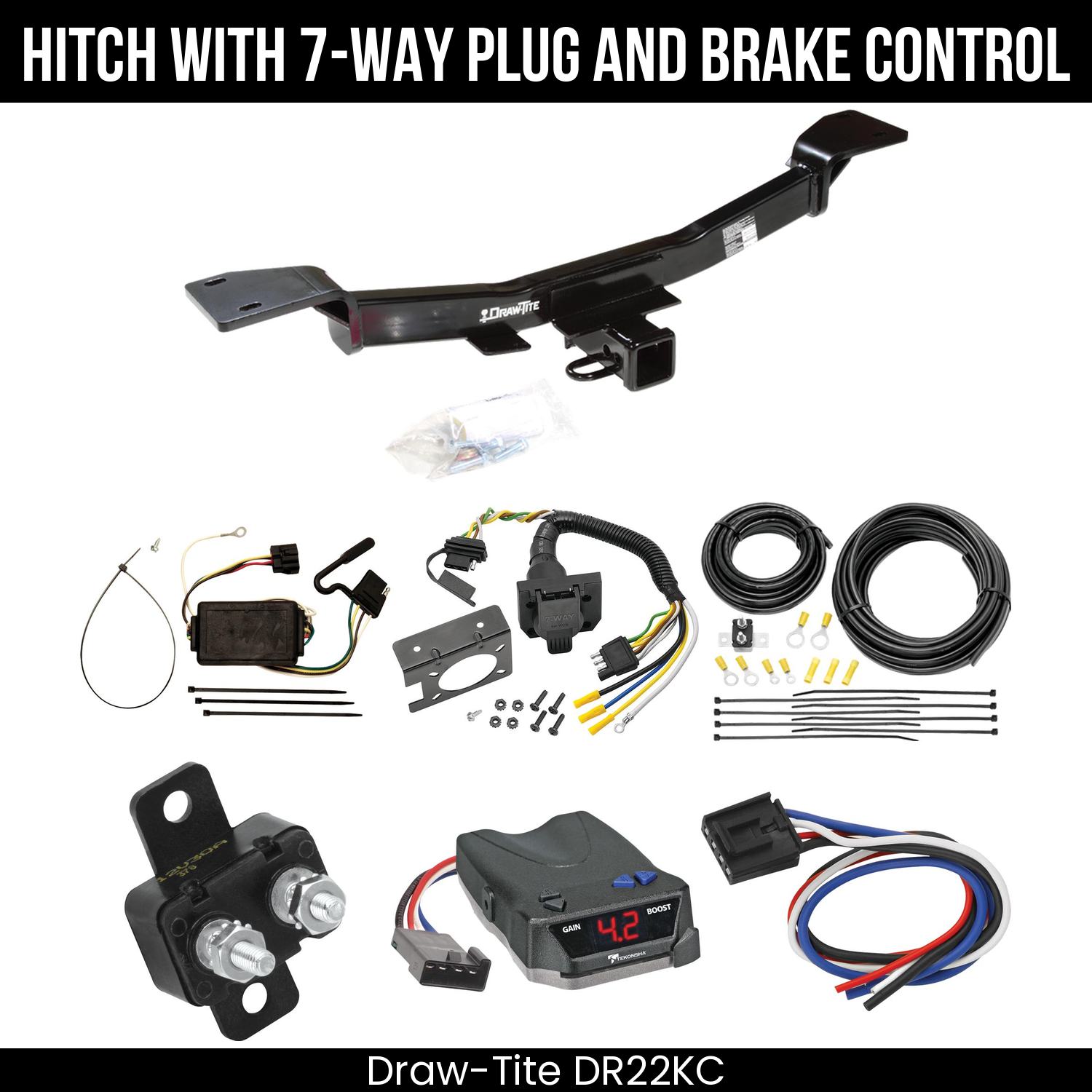 Trailer Hitch , 7-Way , Tekonsha Brake EVN Control