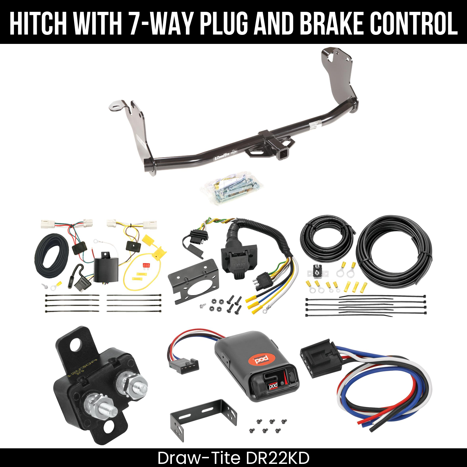 Trailer Hitch , 7-Way , Pro Series POD Brake Control