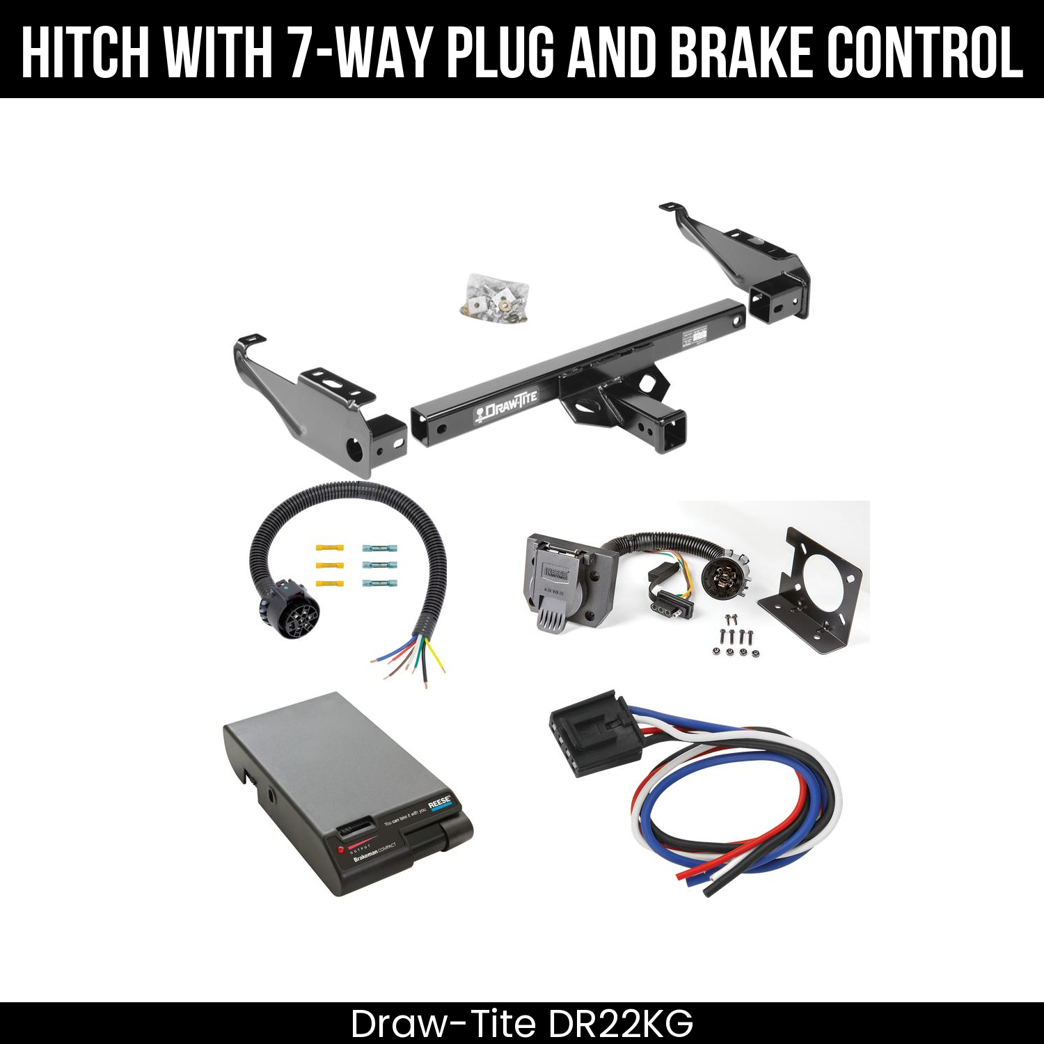 Trailer Hitch , 7-Way , Reese Brakeman Brake Control