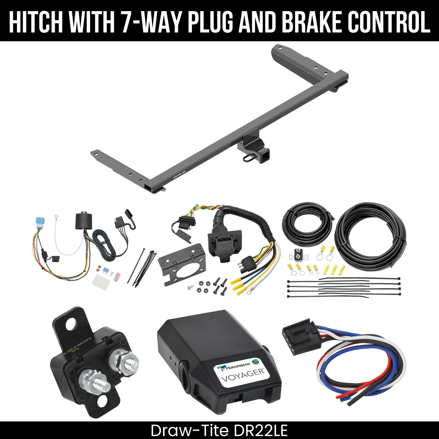 Trailer Hitch , 7-Way , Tekonsha Voyager Brake Control