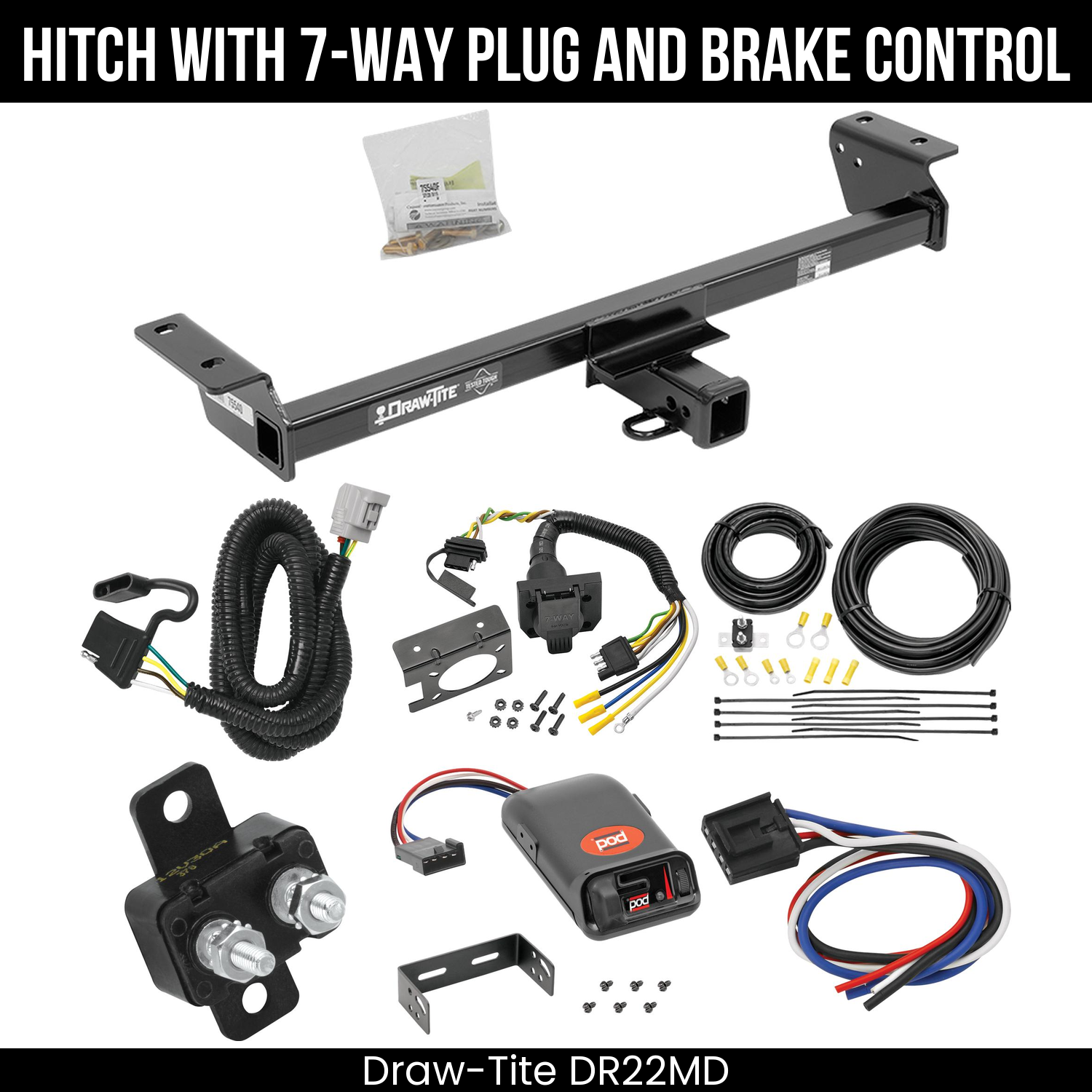 Trailer Hitch , 7-Way , Pro Series POD Brake Control