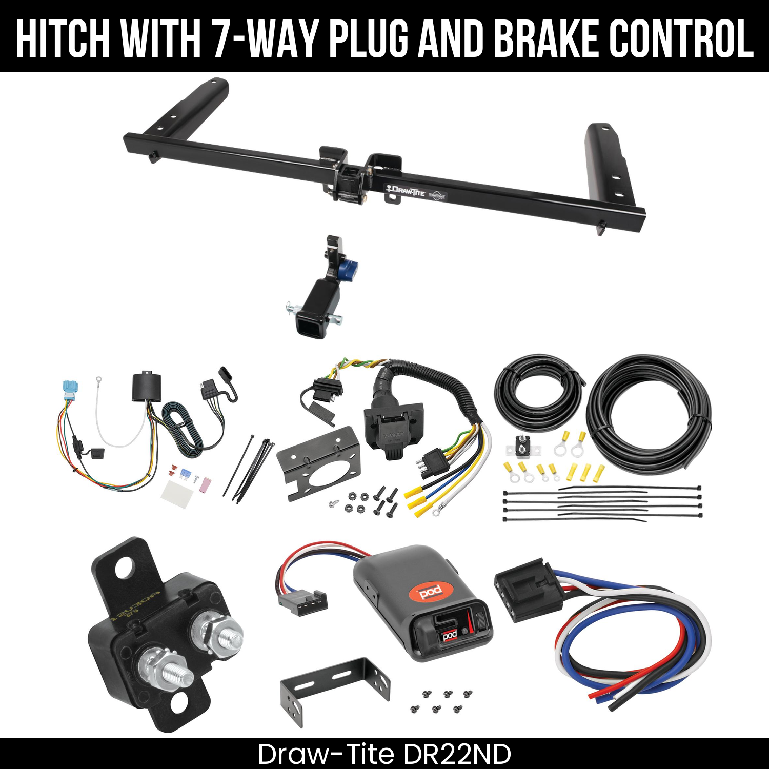 Trailer Hitch , 7-Way , Pro Series POD Brake Control