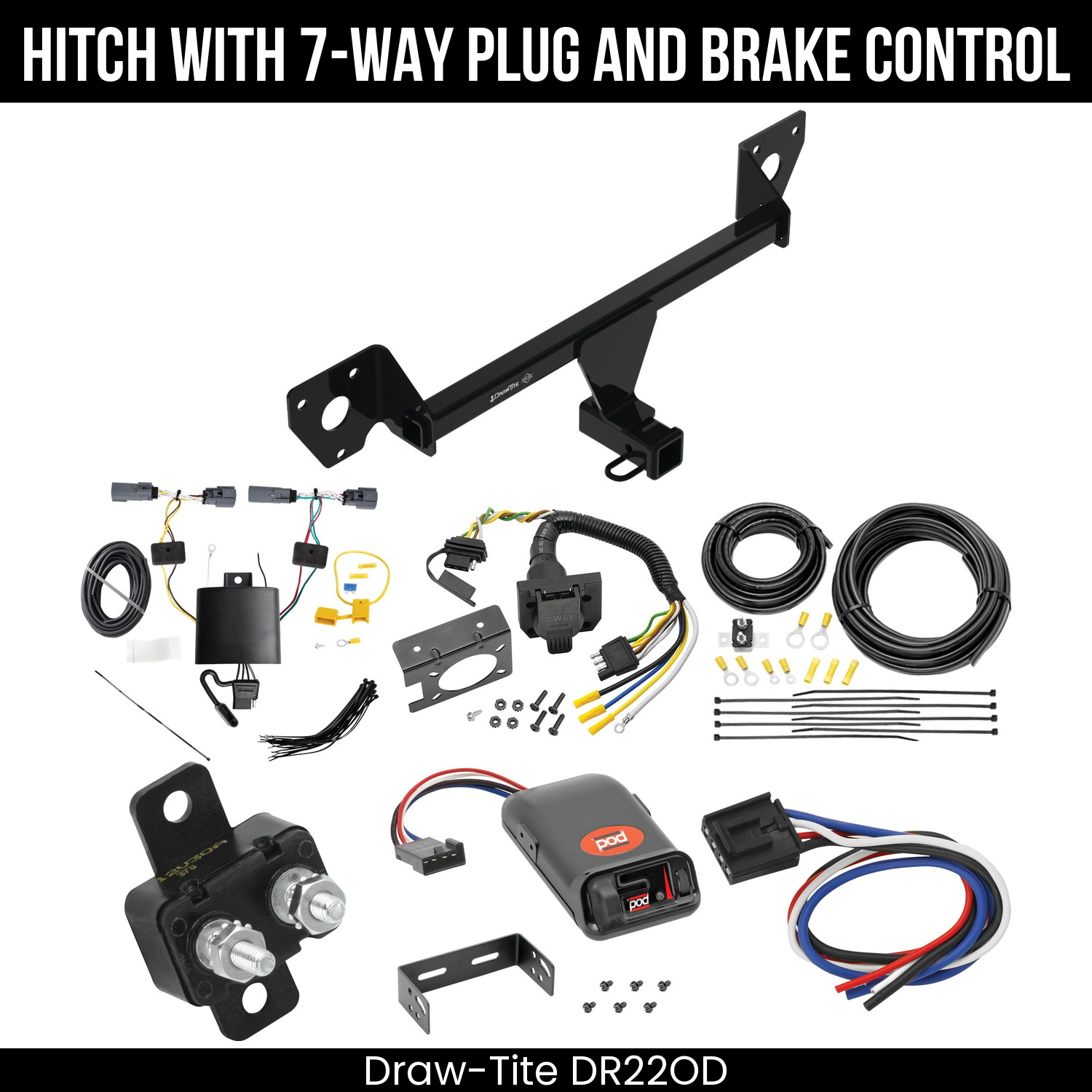 Trailer Hitch , 7-Way , Pro Series POD Brake Control