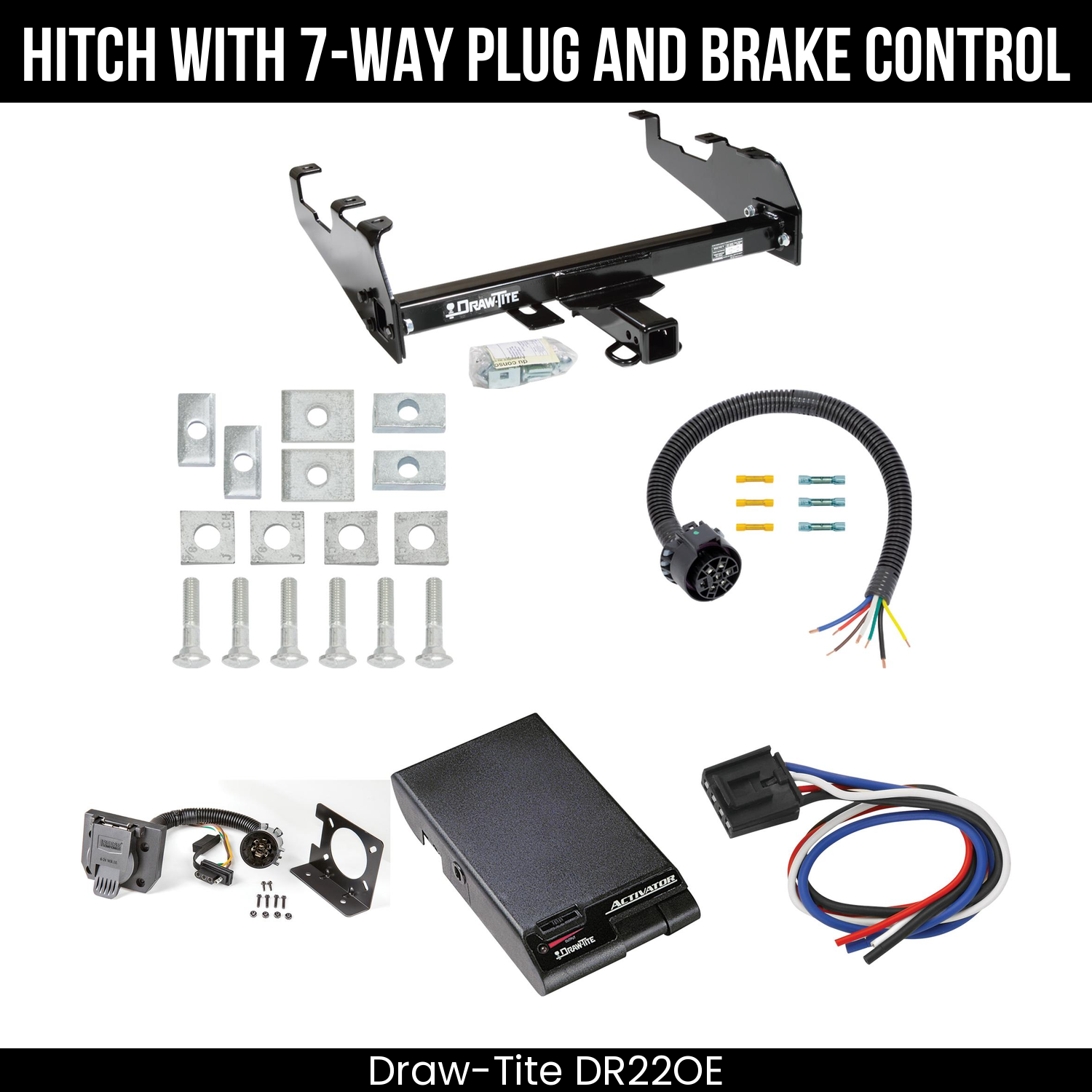 Trailer Hitch , 7-Way , Draw-Tite Activator Brake Control