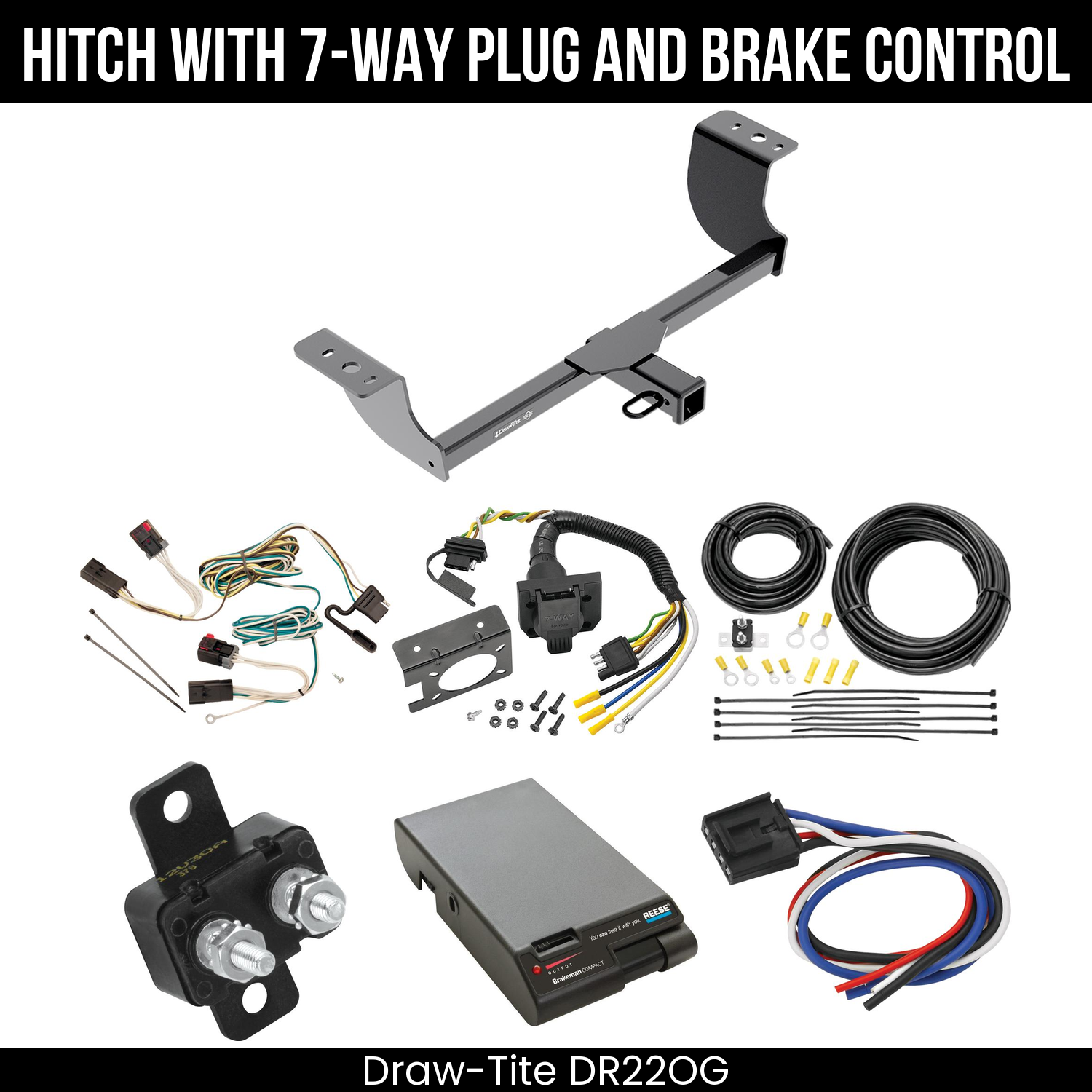 Trailer Hitch , 7-Way , Reese Brakeman Brake Control