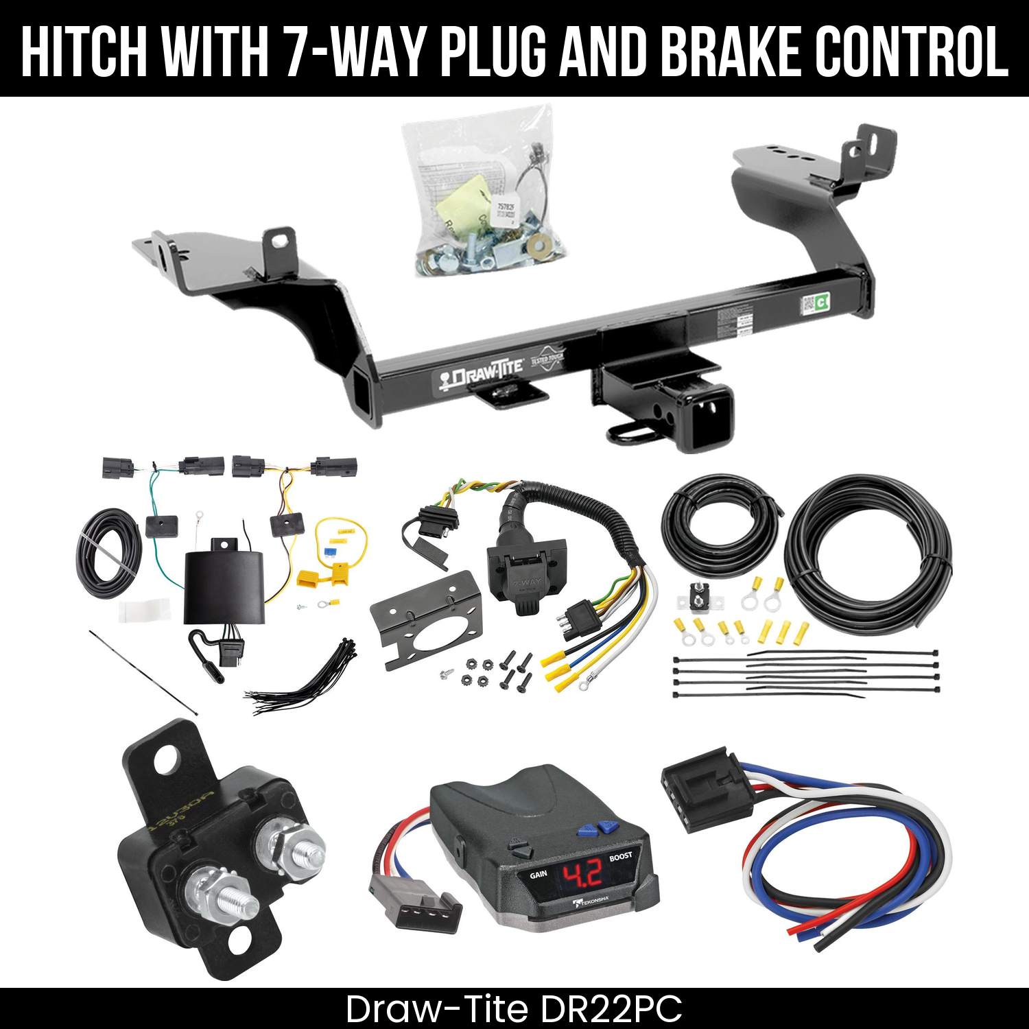 Trailer Hitch , 7-Way , Tekonsha Brake EVN Control