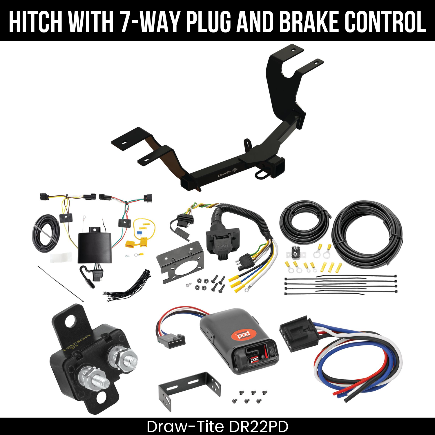 Trailer Hitch , 7-Way , Pro Series POD Brake Control