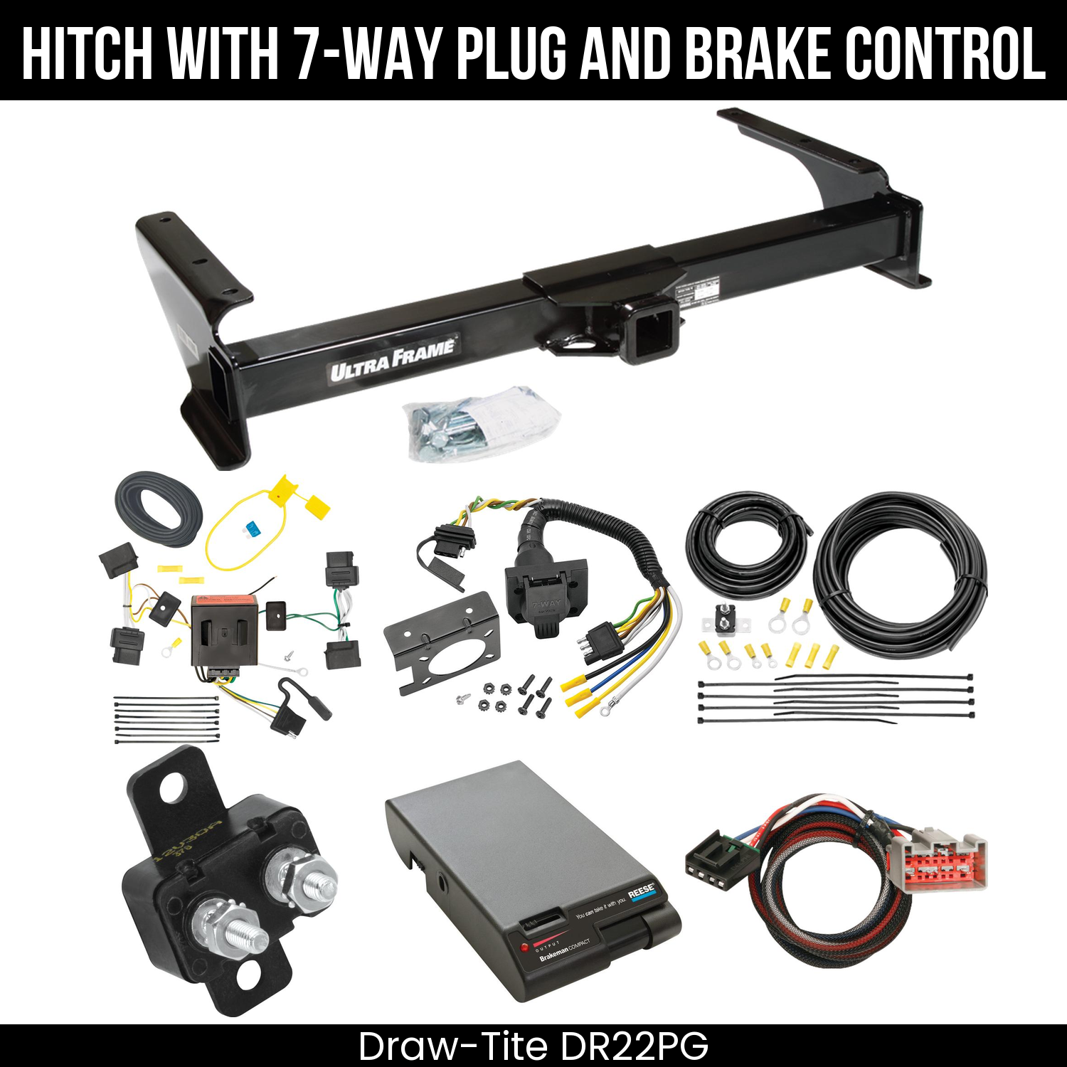 Trailer Hitch , 7-Way , Reese Brakeman Brake Control