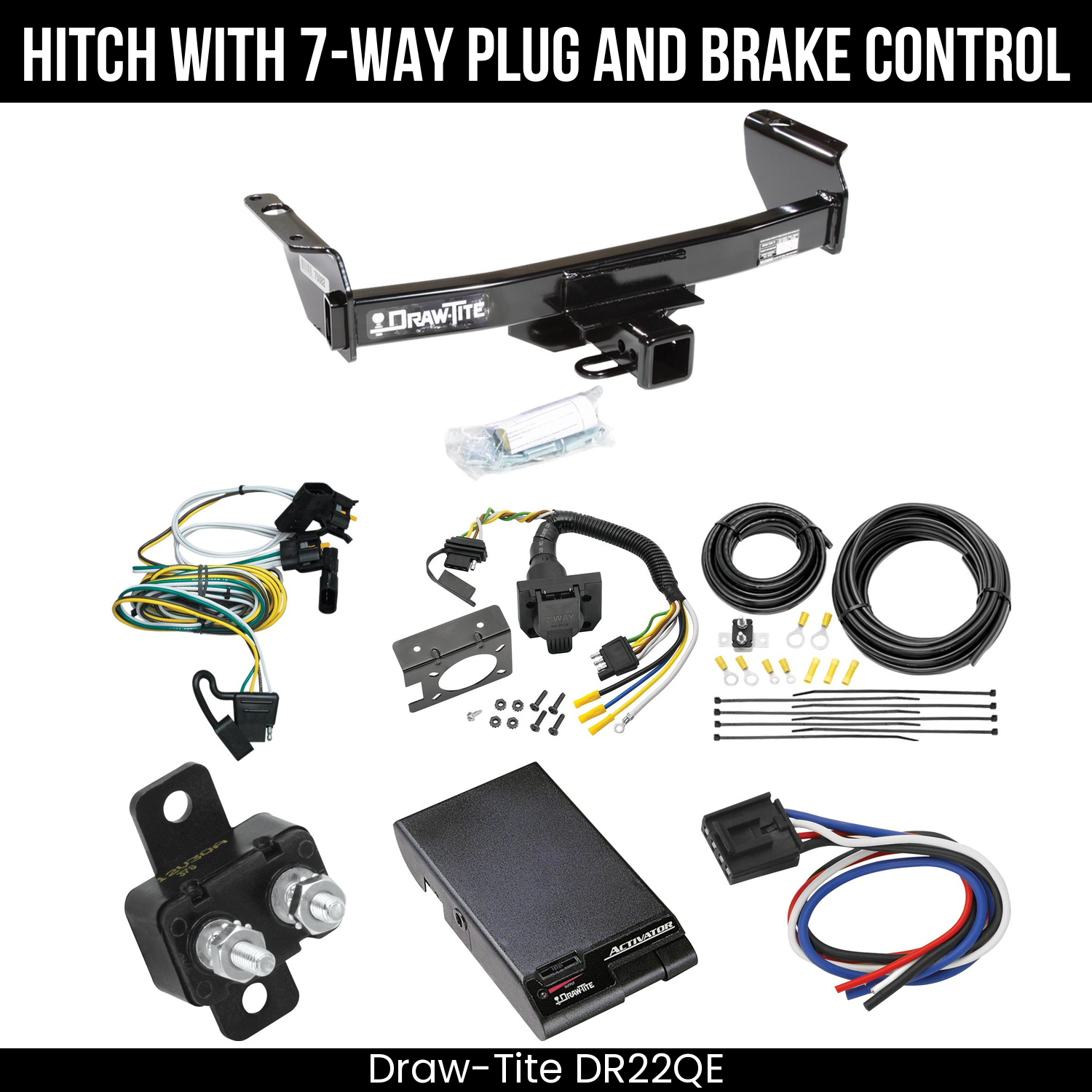 Trailer Hitch , 7-Way , Draw-Tite Activator Brake Control