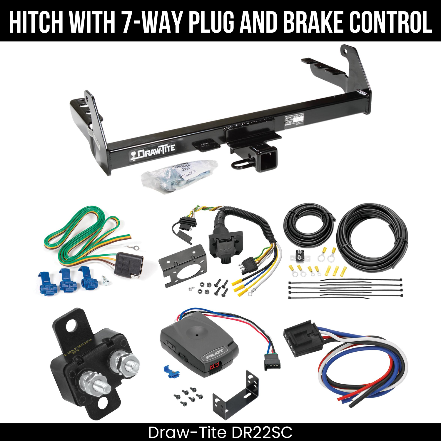 Trailer Hitch , 7-Way , Pro Series Pilot Brake Control