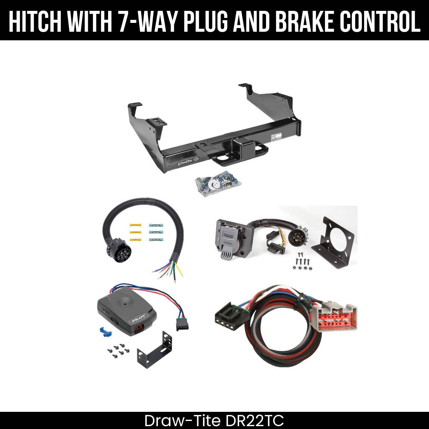 Trailer Hitch , 7-Way , Pro Series Pilot Brake Control