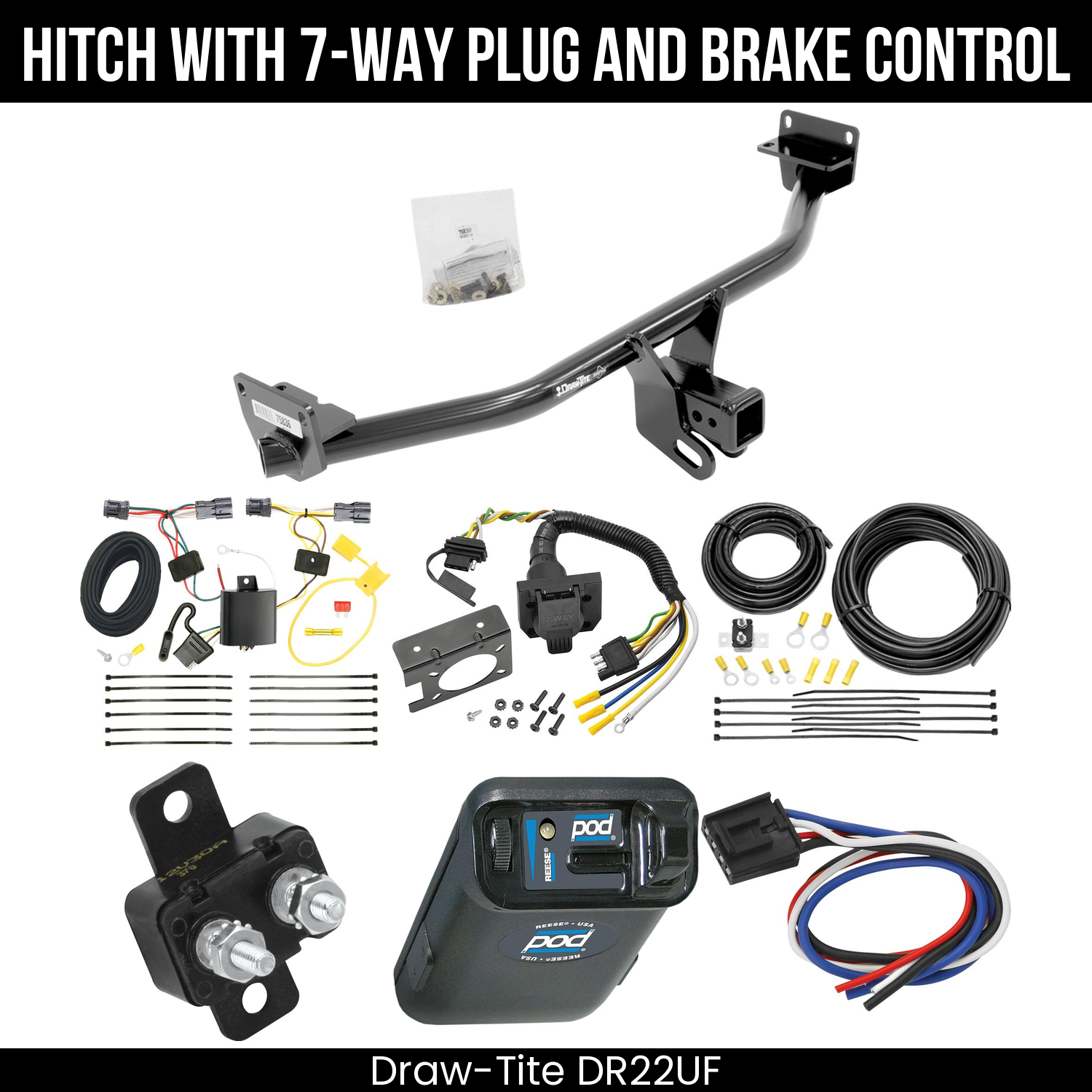 Trailer Hitch , 7-Way , Reese POD Brake Control