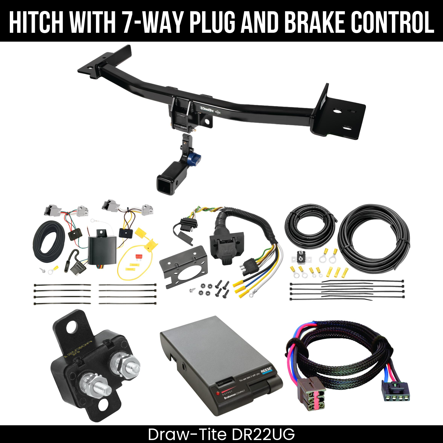 Trailer Hitch , 7-Way , Reese Brakeman Brake Control
