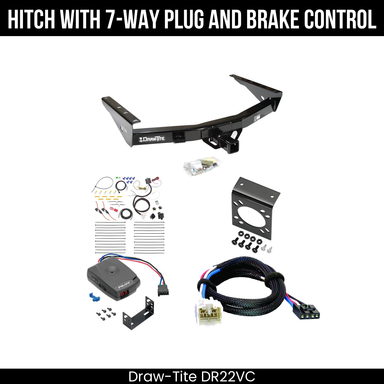 Trailer Hitch , 7-Way , Pro Series Pilot Brake Control
