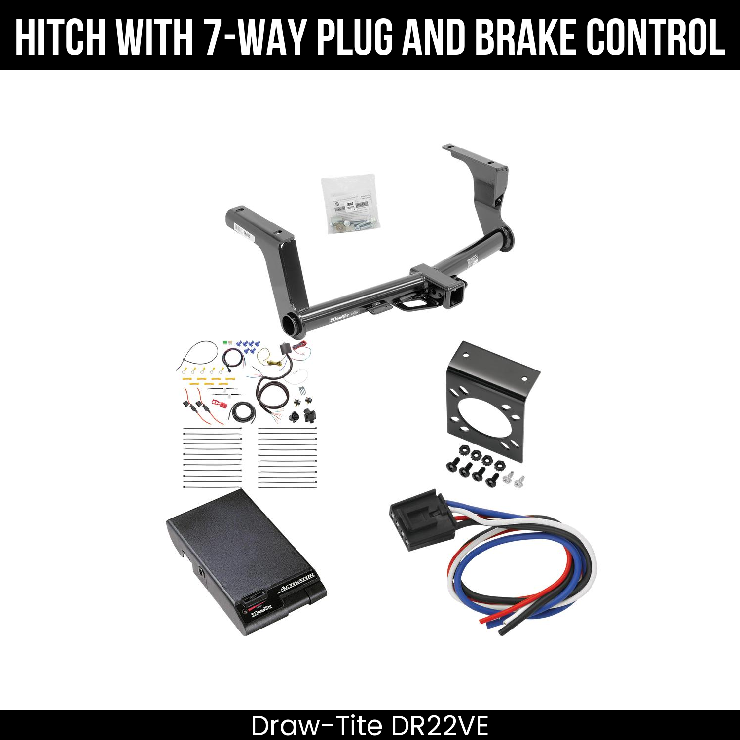 Trailer Hitch , 7-Way , Draw-Tite Activator Brake Control