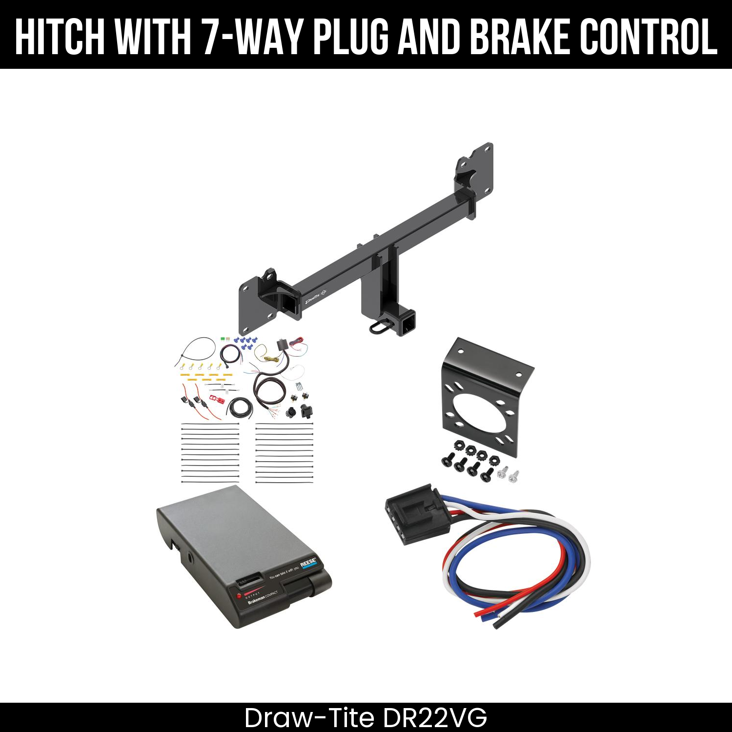 Trailer Hitch , 7-Way , Reese Brakeman Brake Control