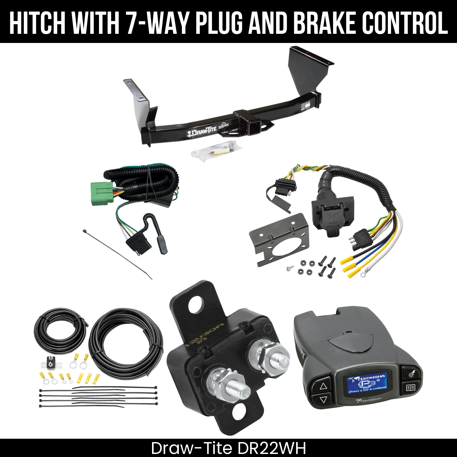 Trailer Hitch , 7-Way , Tekonsha Prodigy P3 Brake Control