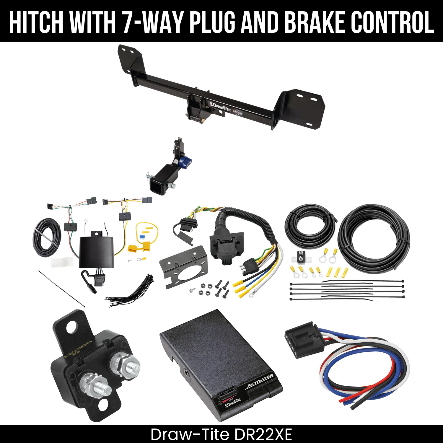 Trailer Hitch , 7-Way , Draw-Tite Activator Brake Control