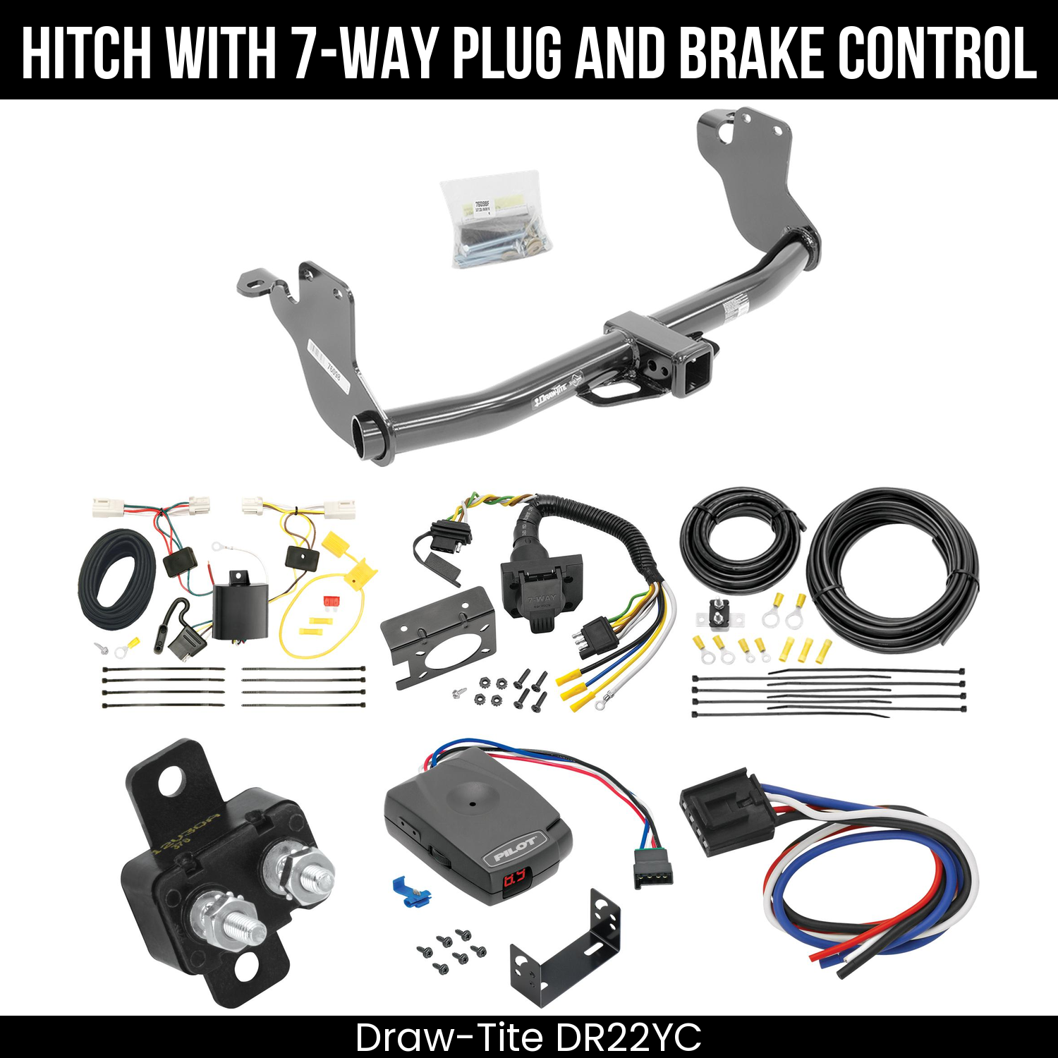 Trailer Hitch , 7-Way , Pro Series Pilot Brake Control
