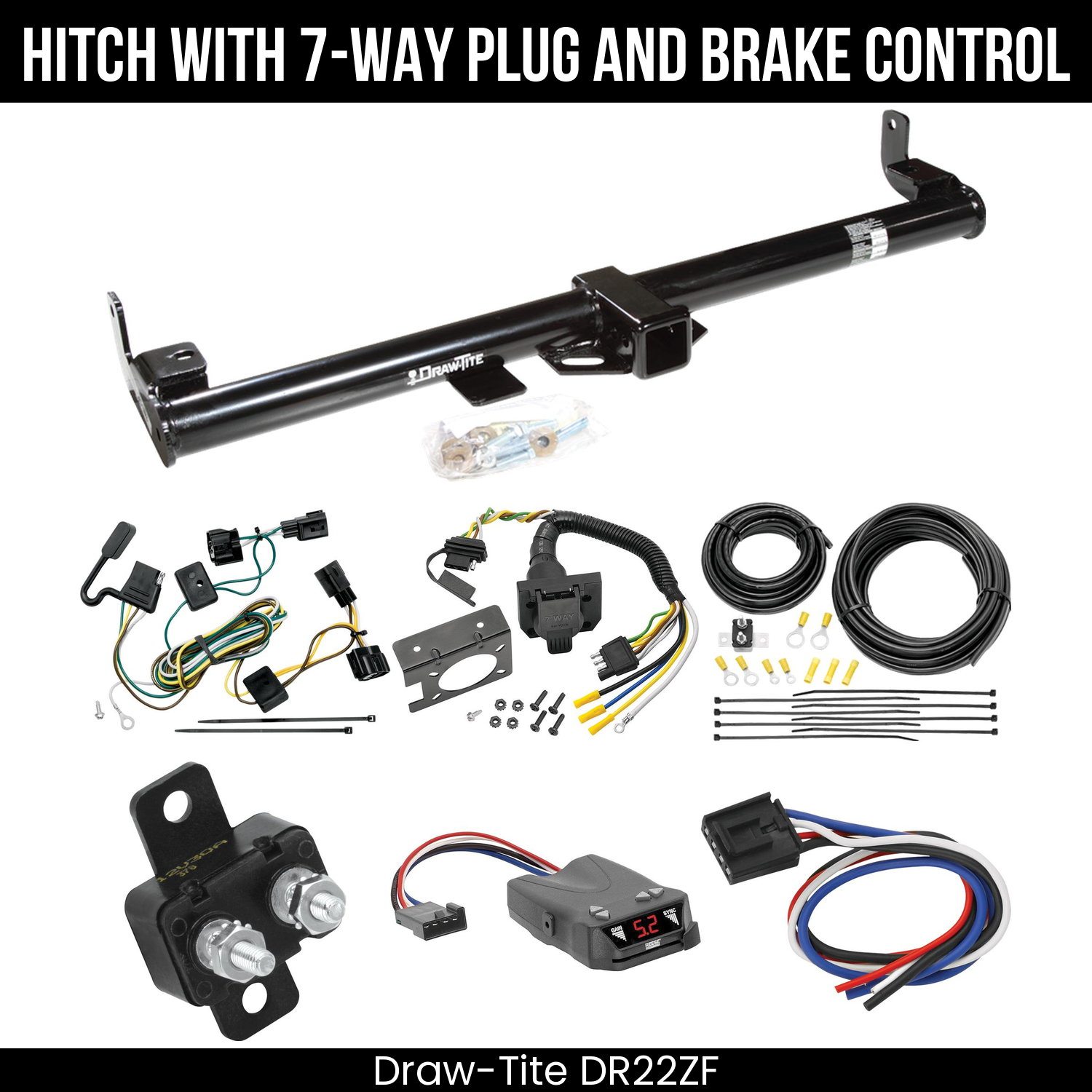 Trailer Hitch , 7-Way , Reese Brakeman IV Brake Control