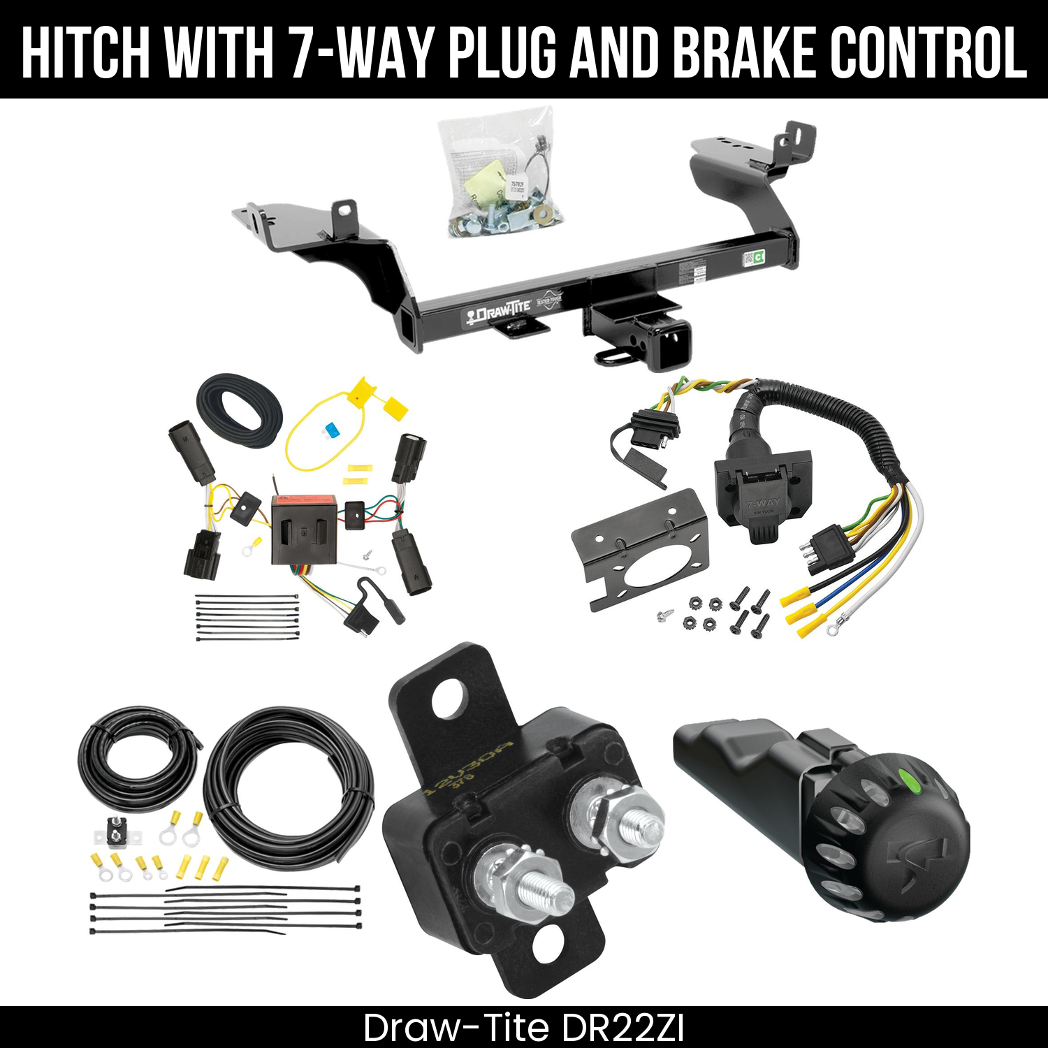 Trailer Hitch , 7-Way , Tekonsha Voyager iD Smart Brake Control