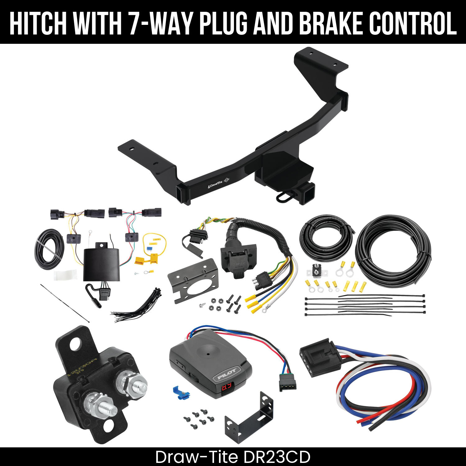 Trailer Hitch , 7-Way , Pro Series Pilot Brake Control