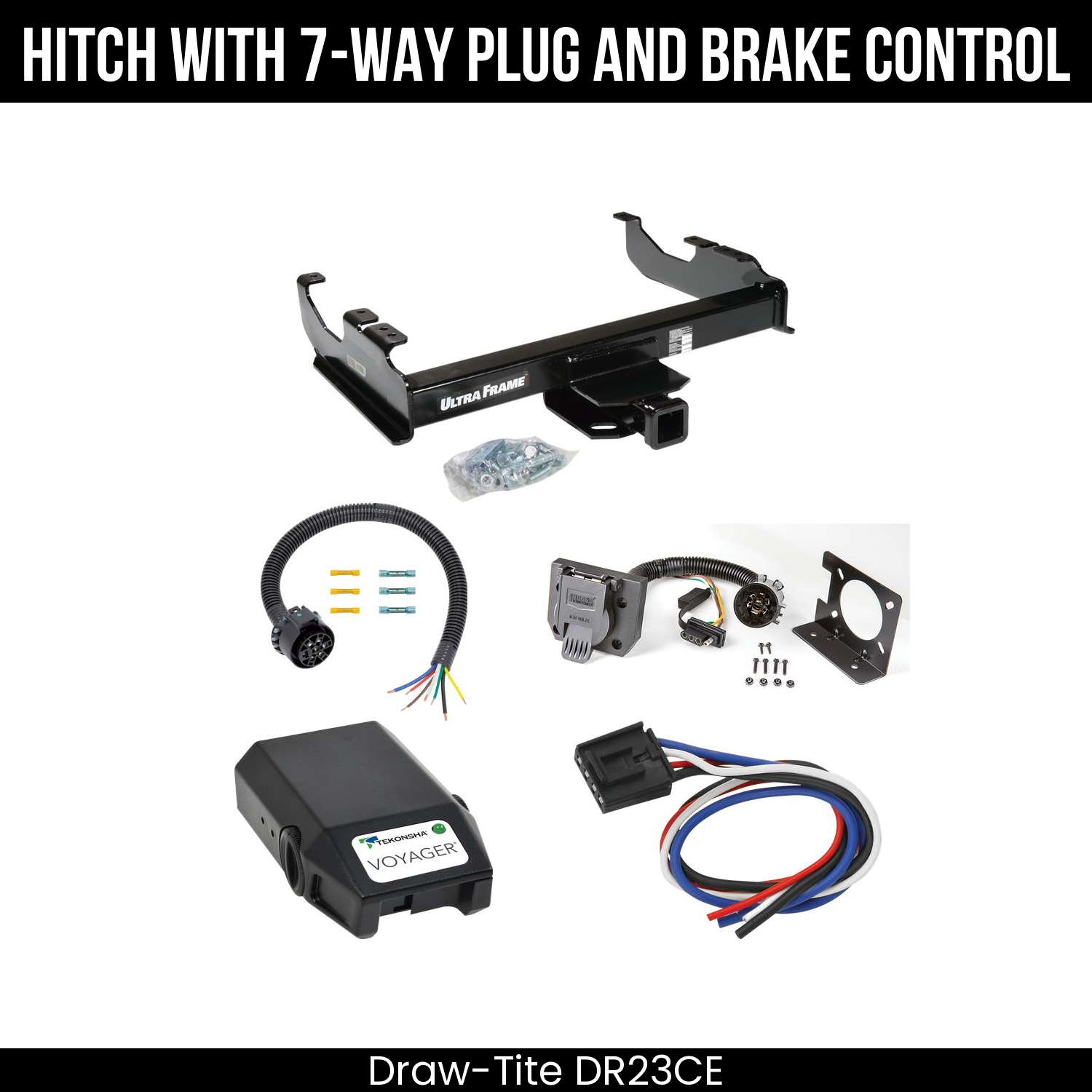 Trailer Hitch , 7-Way , Tekonsha Voyager Brake Control