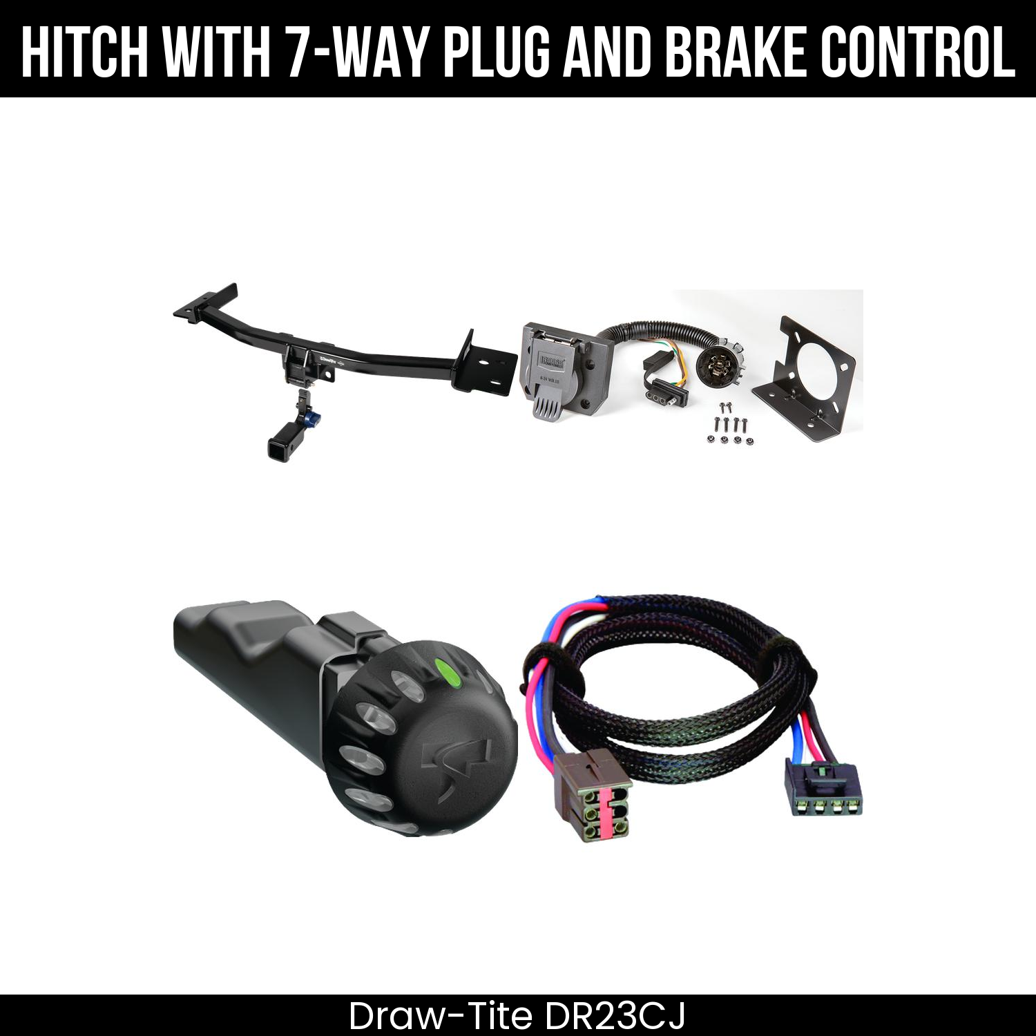 Trailer Hitch , 7-Way , Tekonsha Voyager iD Smart Brake Control