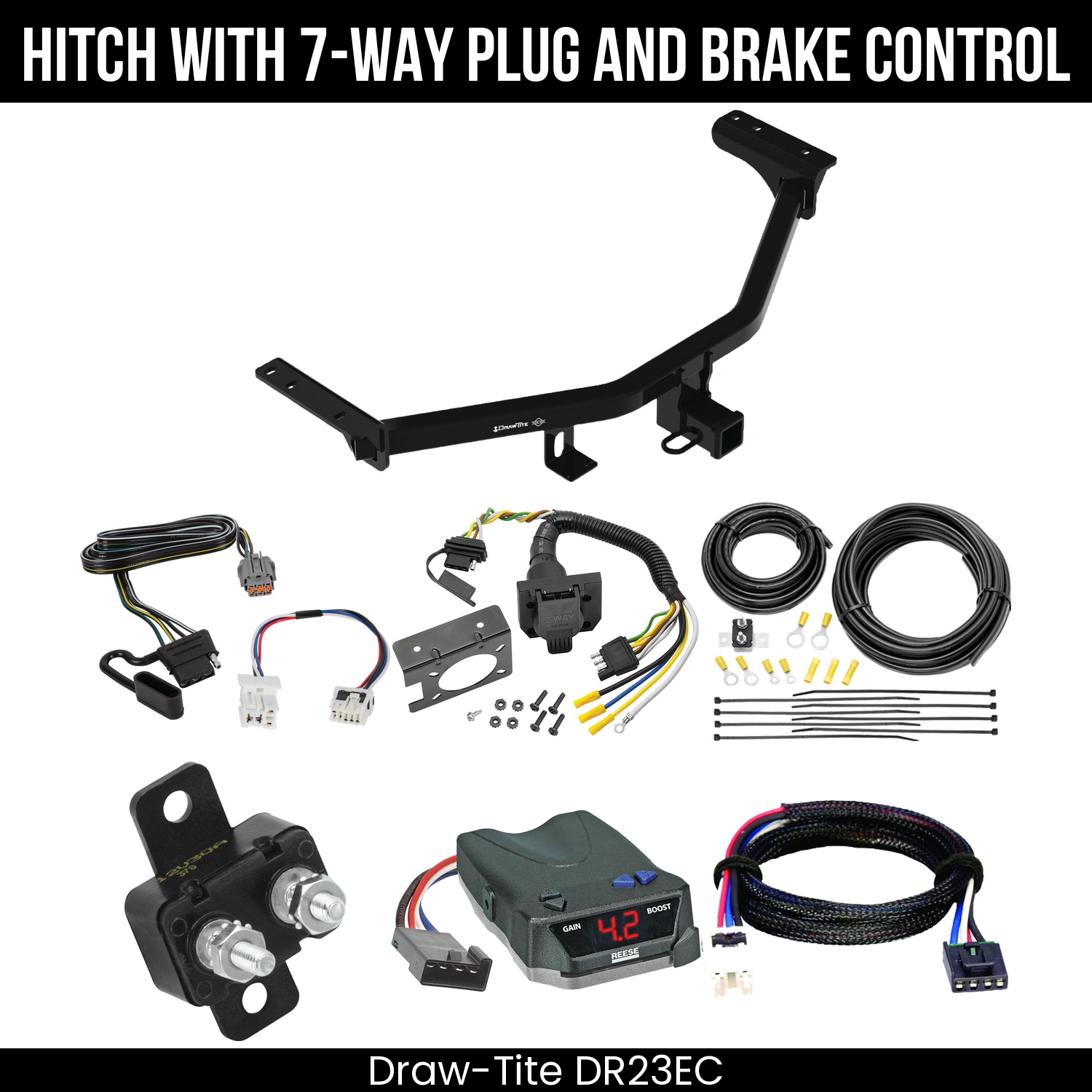 Trailer Hitch , 7-Way , Reese Brake EVN Control