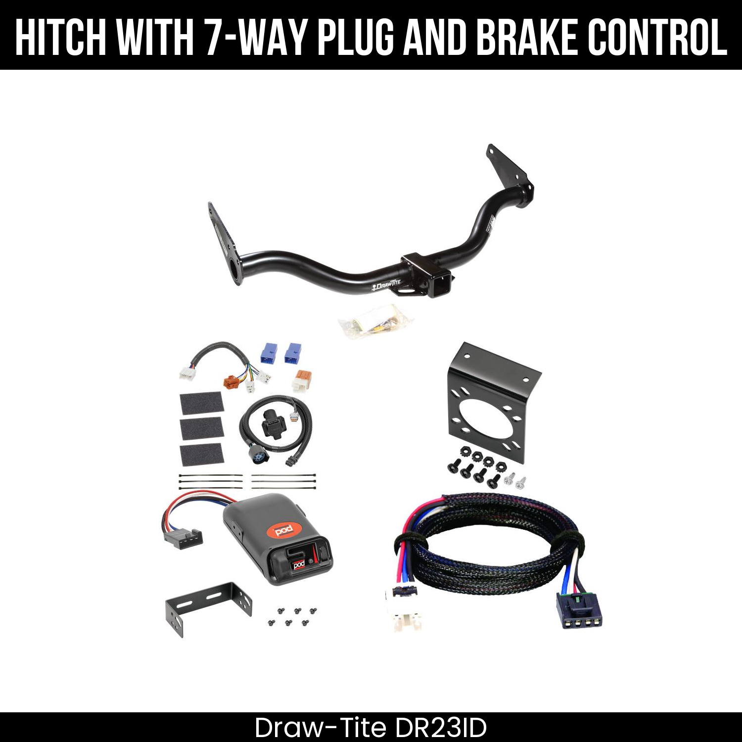 Trailer Hitch , 7-Way , Pro Series POD Brake Control