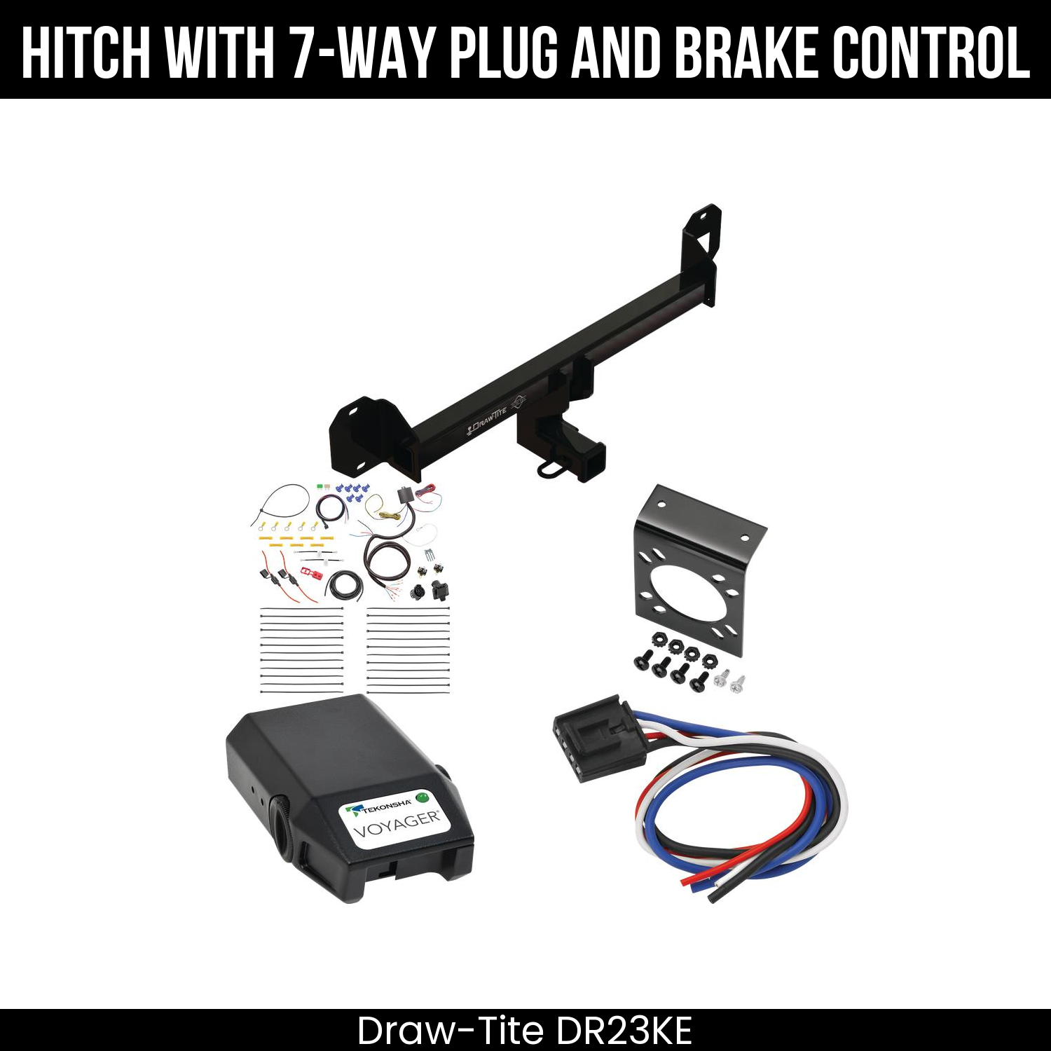 Trailer Hitch , 7-Way , Tekonsha Voyager Brake Control