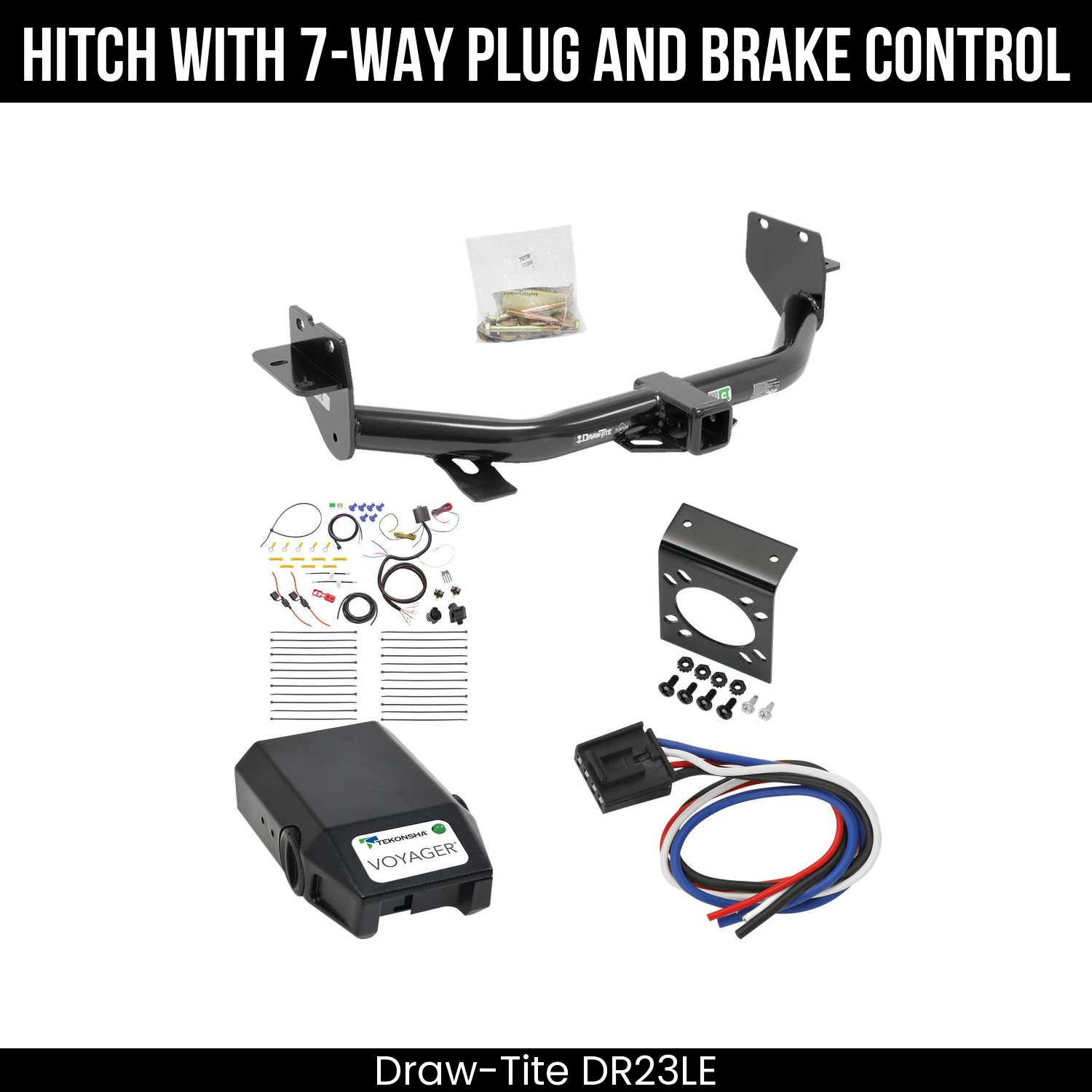 Trailer Hitch , 7-Way , Tekonsha Voyager Brake Control