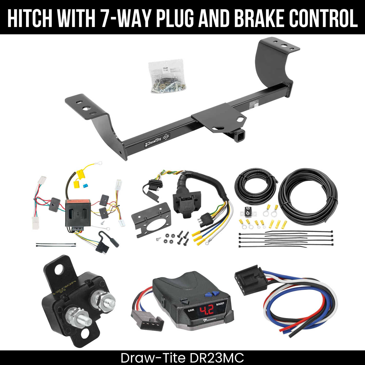 Trailer Hitch , 7-Way , Tekonsha Brake EVN Control