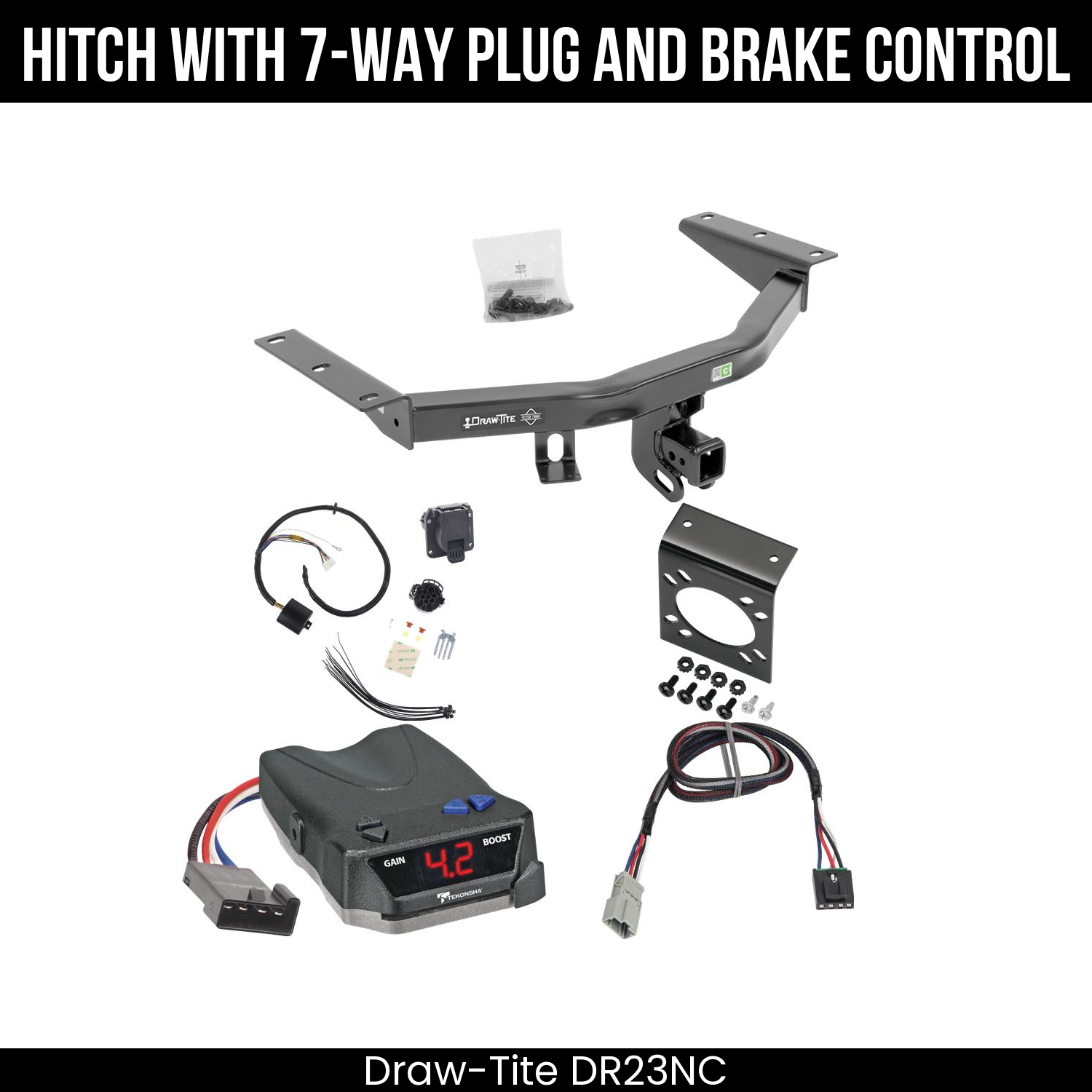 Trailer Hitch , 7-Way , Tekonsha Brake EVN Control