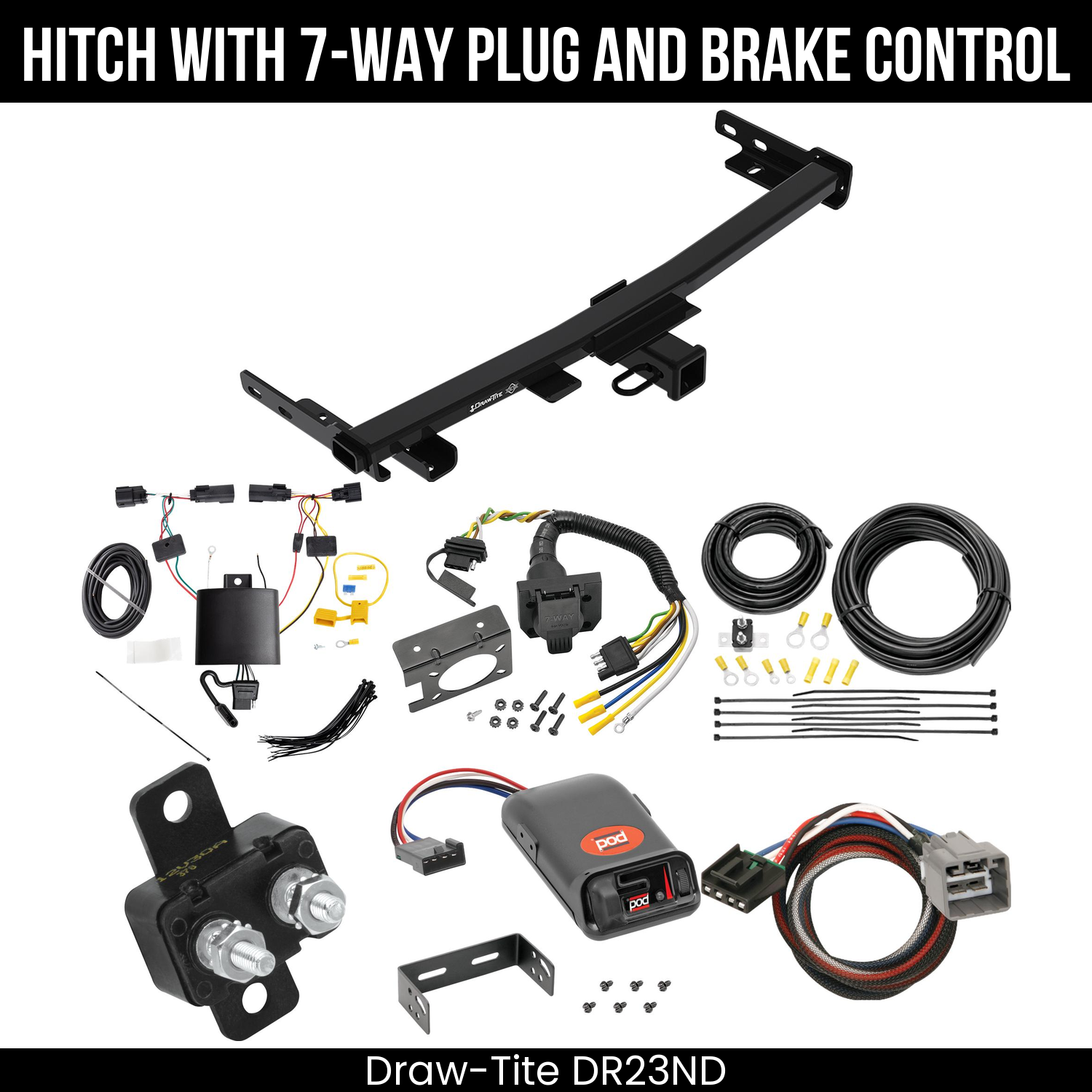 Trailer Hitch , 7-Way , Pro Series POD Brake Control
