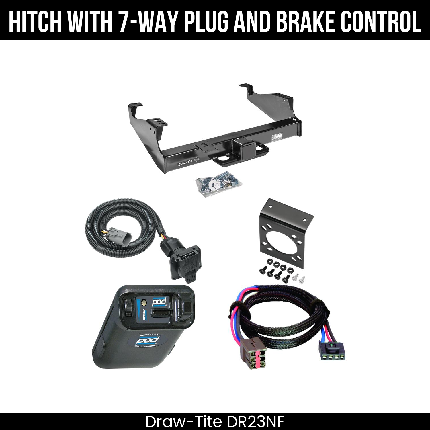 Trailer Hitch , 7-Way , Reese POD Brake Control
