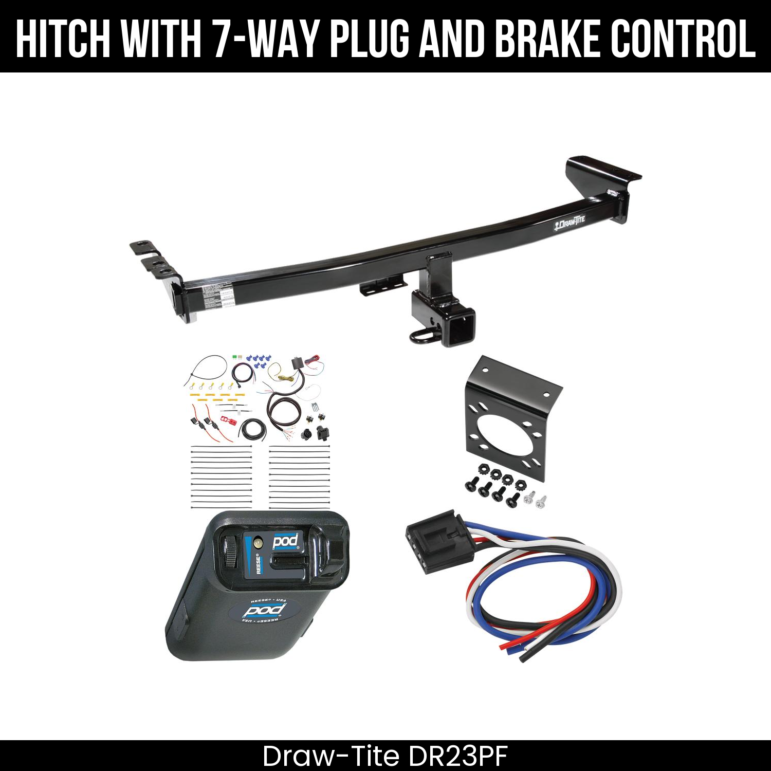 Trailer Hitch , 7-Way , Reese POD Brake Control