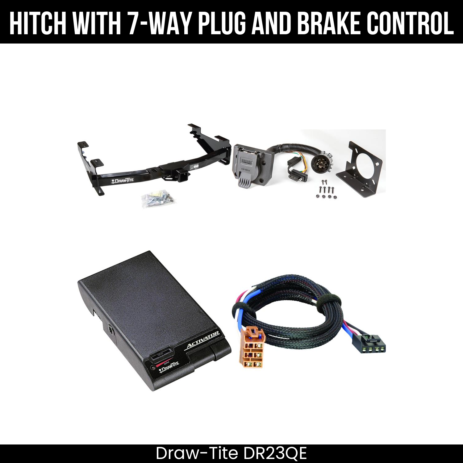Trailer Hitch , 7-Way , Draw-Tite Activator Brake Control