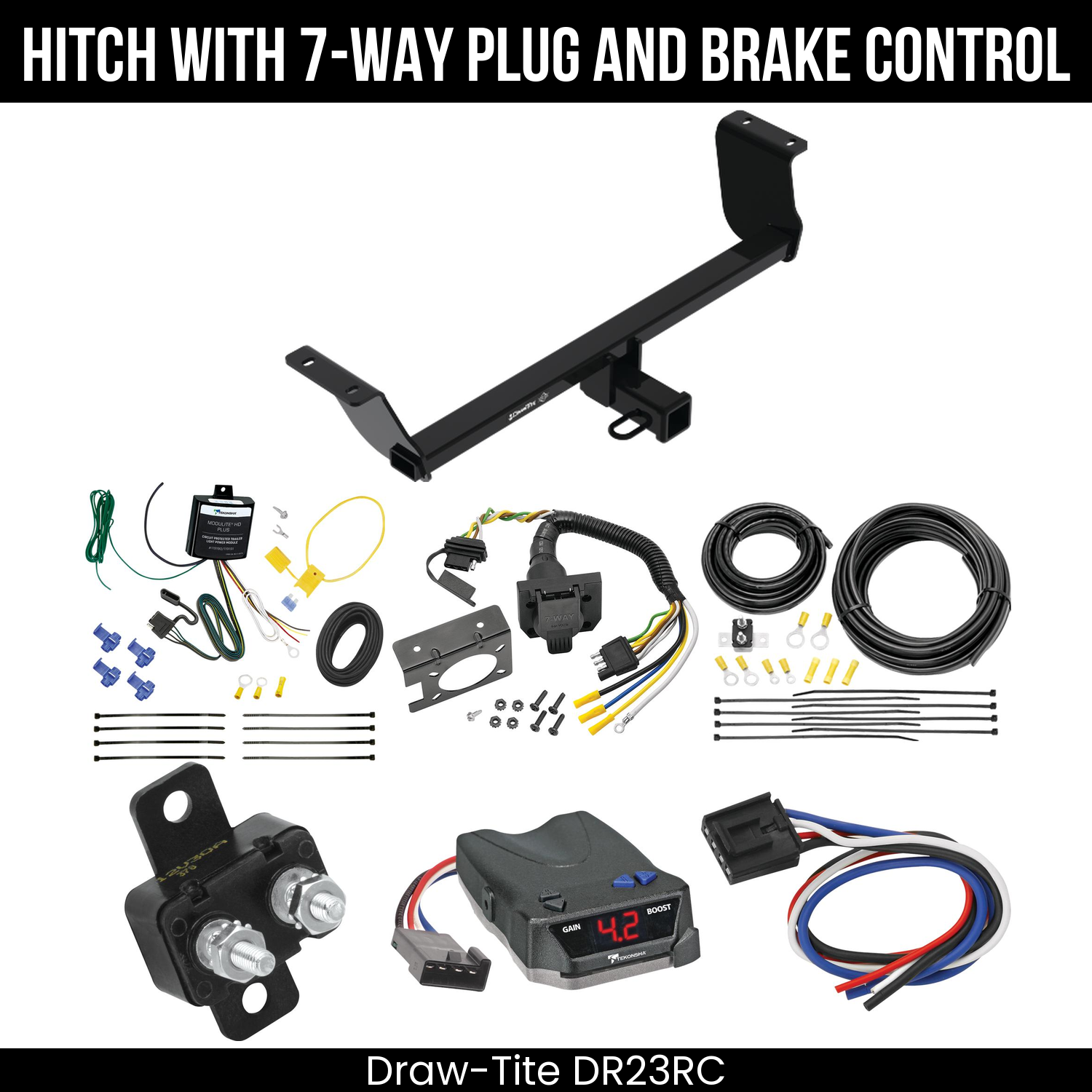 Trailer Hitch , 7-Way , Tekonsha Brake EVN Control