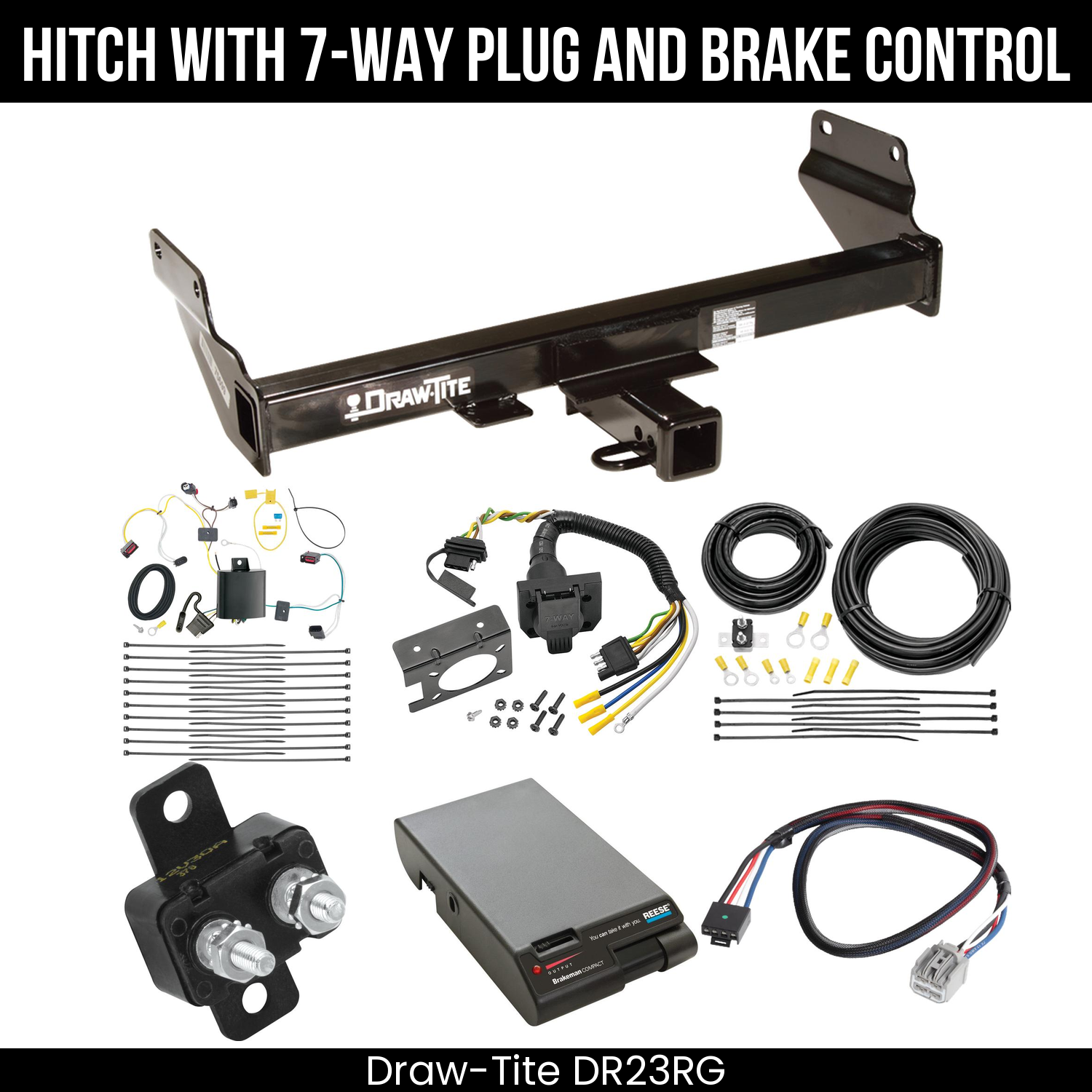 Trailer Hitch , 7-Way , Reese Brakeman Brake Control