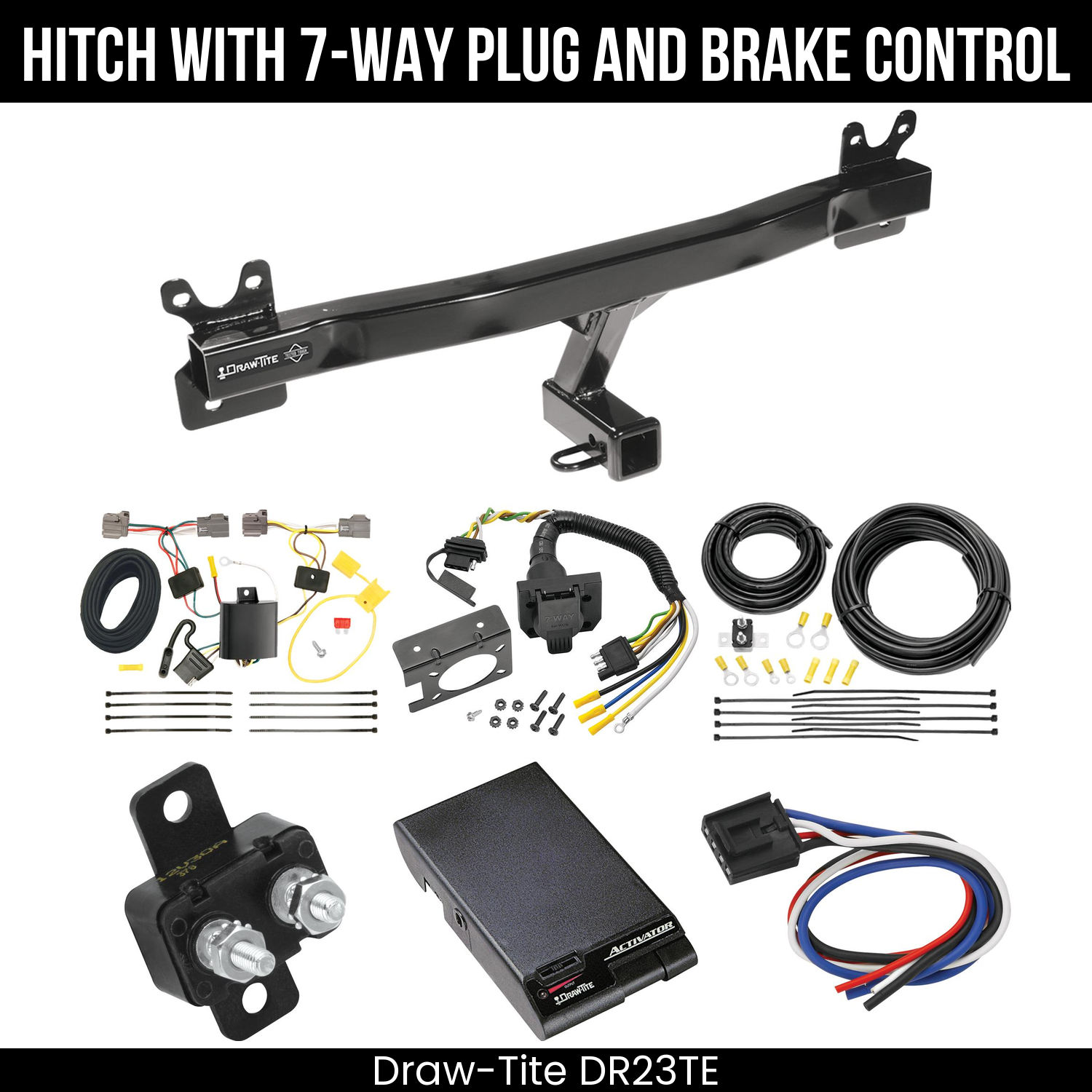 Trailer Hitch , 7-Way , Draw-Tite Activator Brake Control
