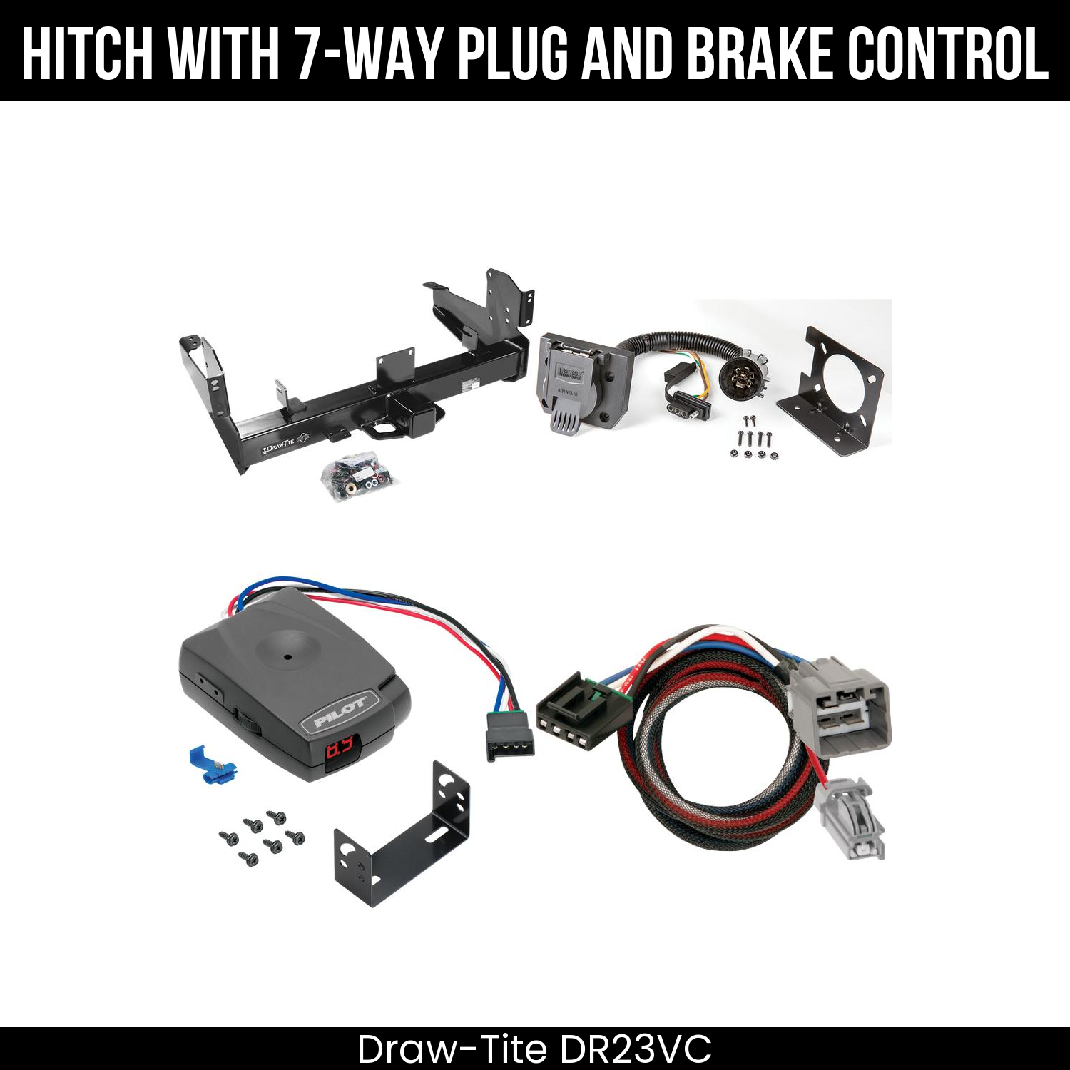 Trailer Hitch , 7-Way , Pro Series Pilot Brake Control