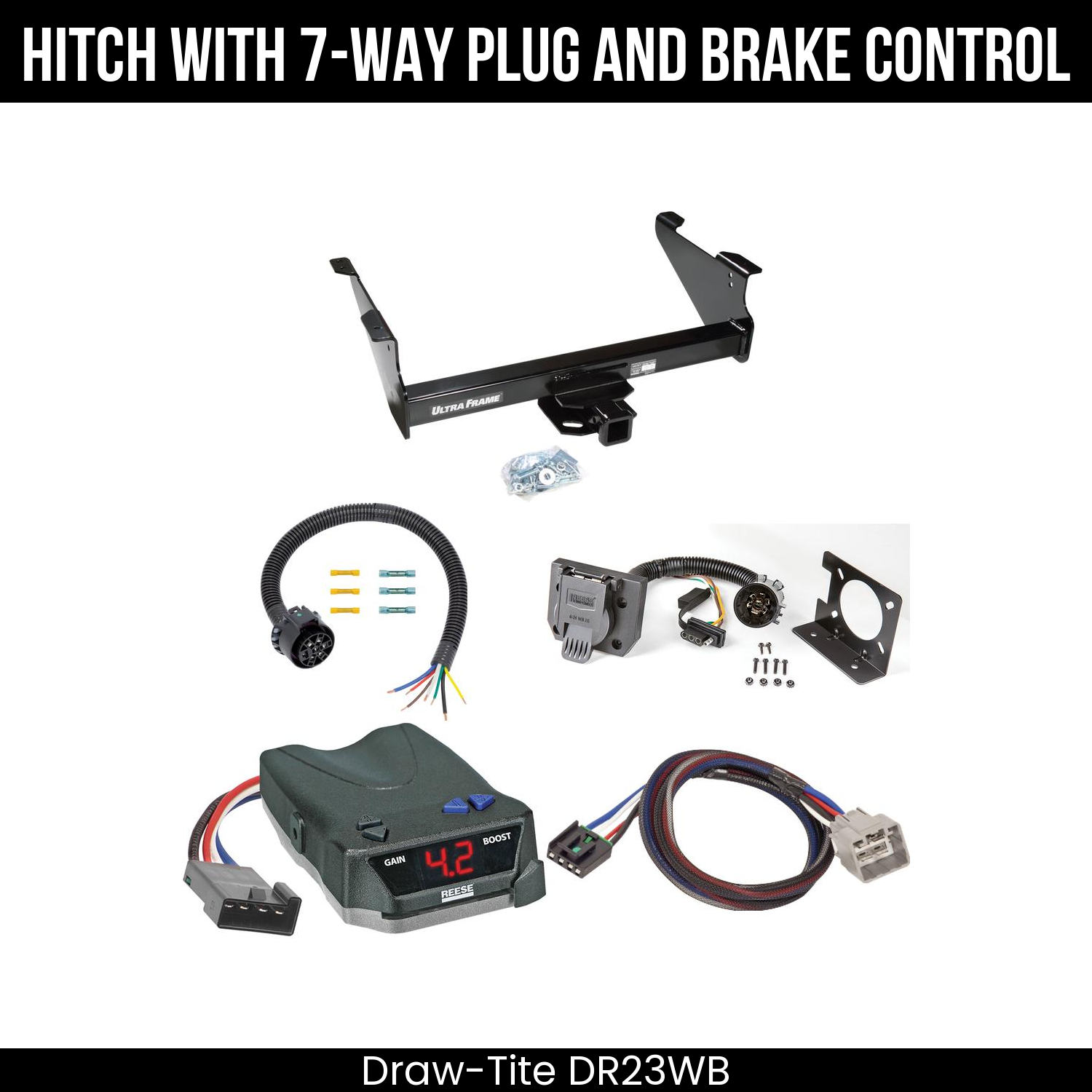 Trailer Hitch , 7-Way , Reese Brake EVN Control