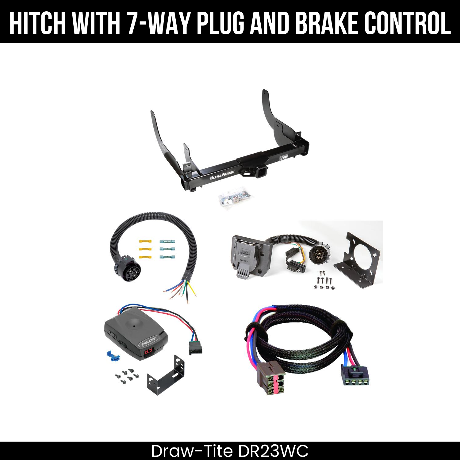Trailer Hitch , 7-Way , Pro Series Pilot Brake Control