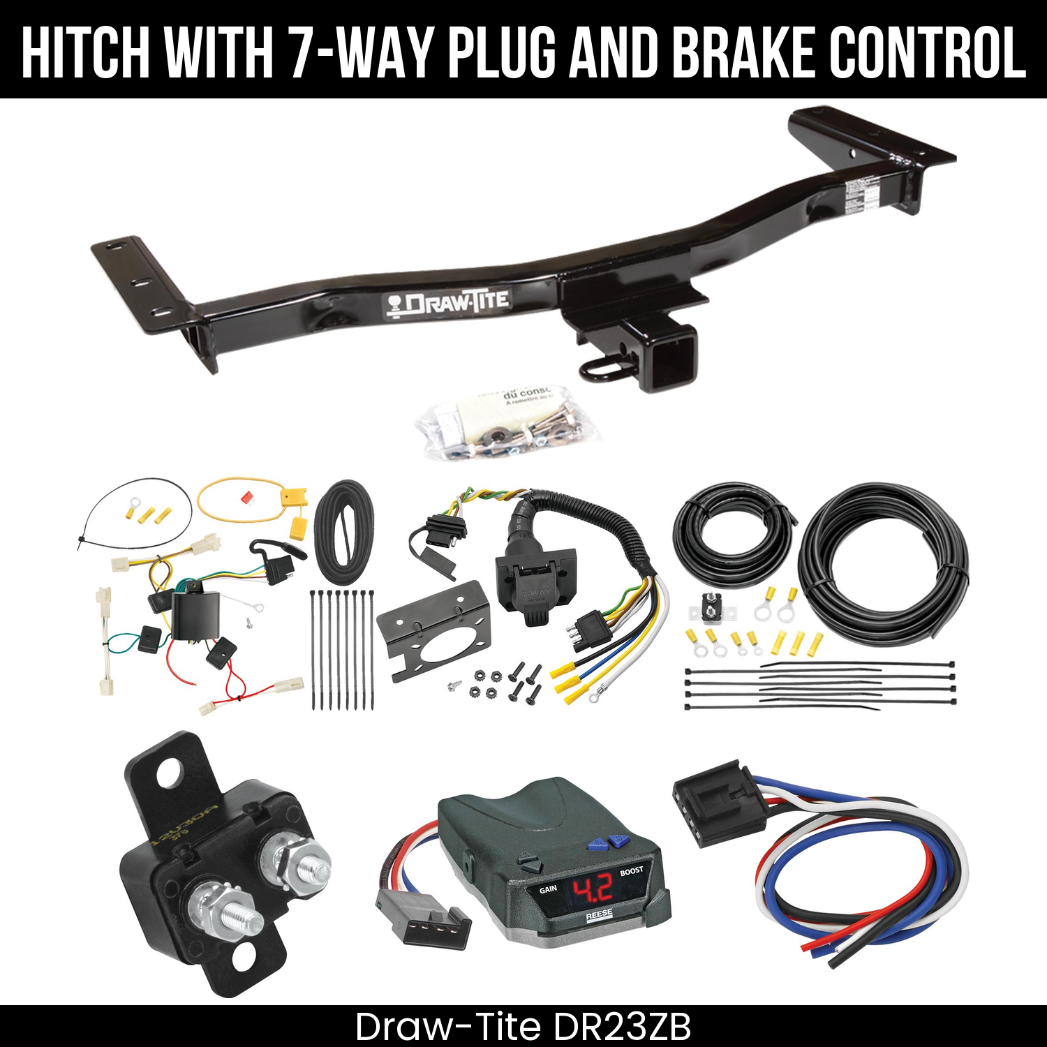 Trailer Hitch , 7-Way , Reese Brake EVN Control