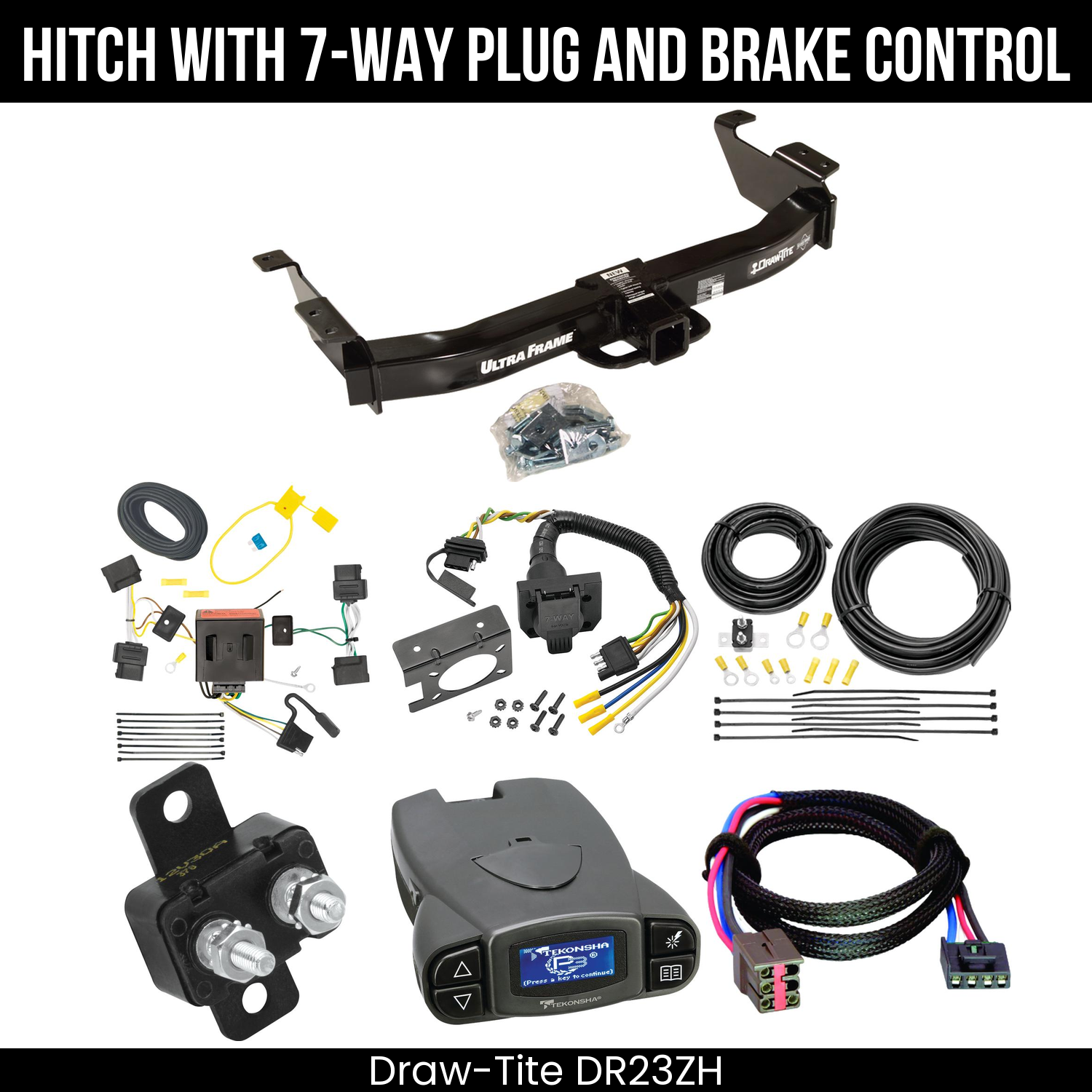 Trailer Hitch , 7-Way , Tekonsha Prodigy P3 Brake Control