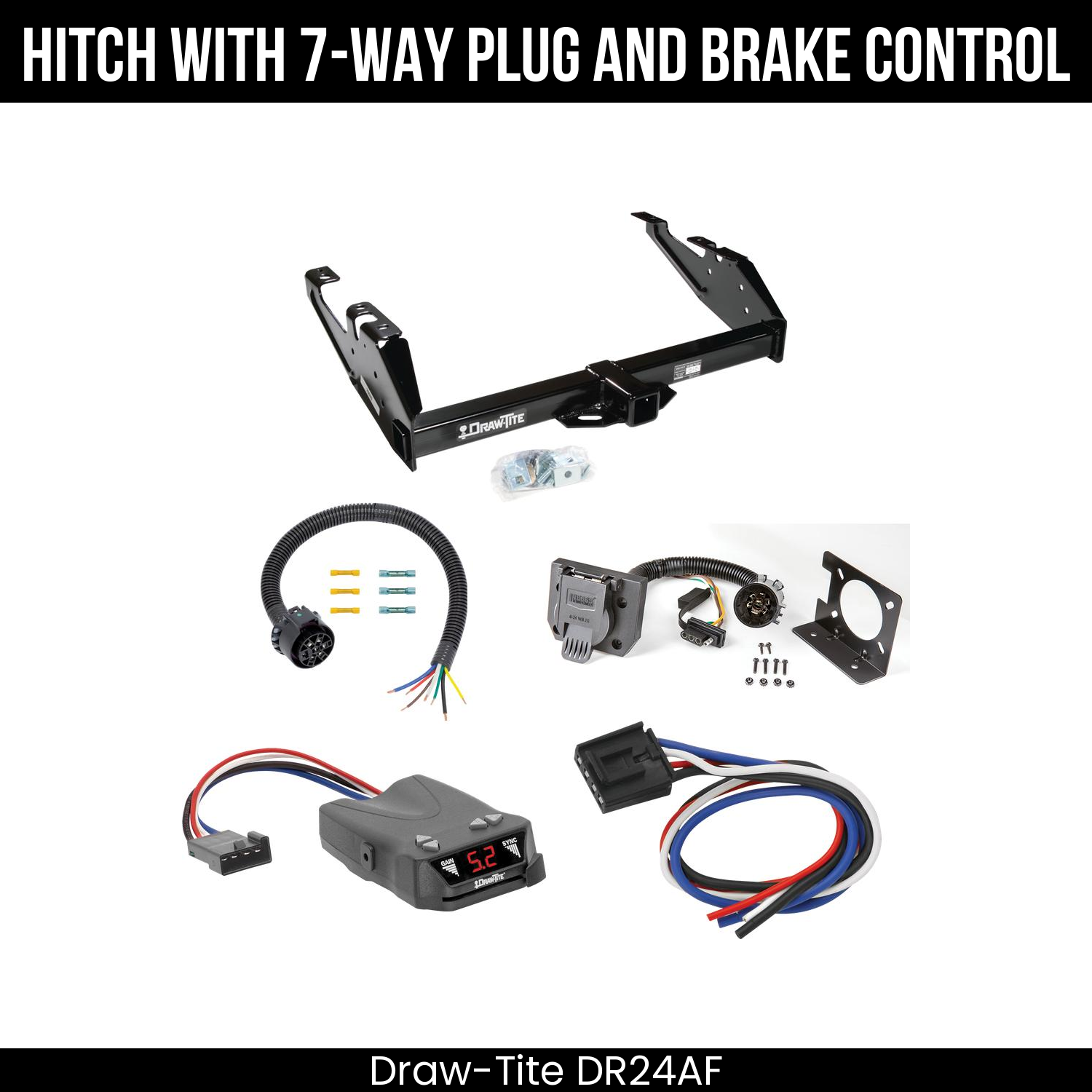 Trailer Hitch , 7-Way , Draw-Tite Activator IV Brake Control