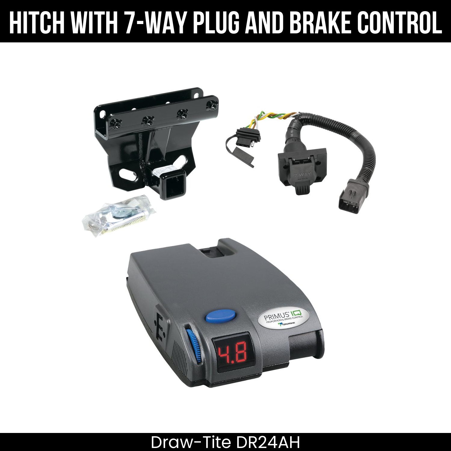 Trailer Hitch , 7-Way , Tekonsha Primus IQ Brake Control