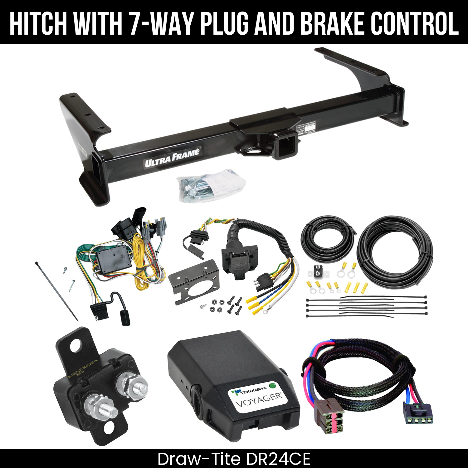 Trailer Hitch , 7-Way , Tekonsha Voyager Brake Control